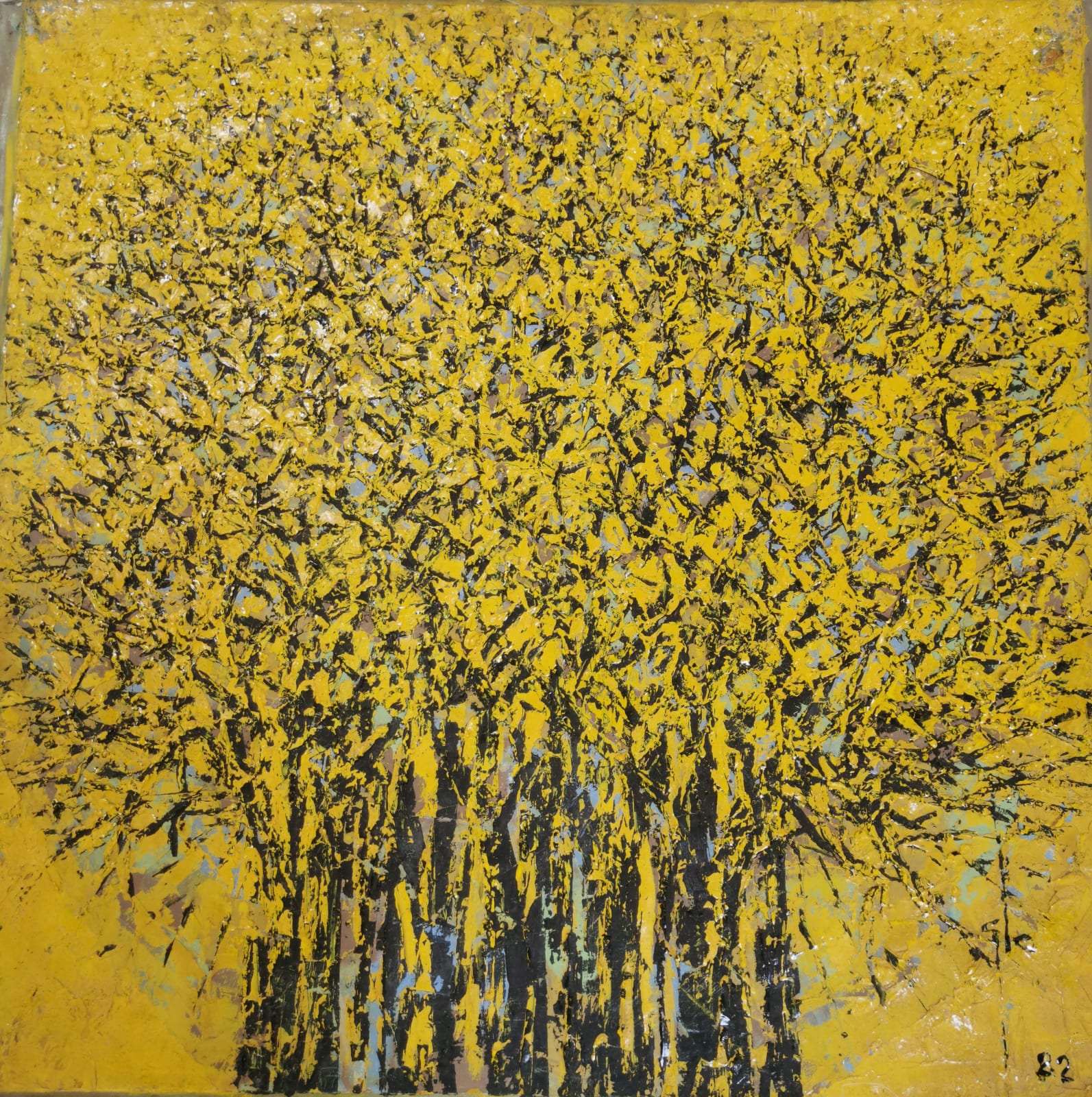 Ablade Glover, Yellow Forest, 2022