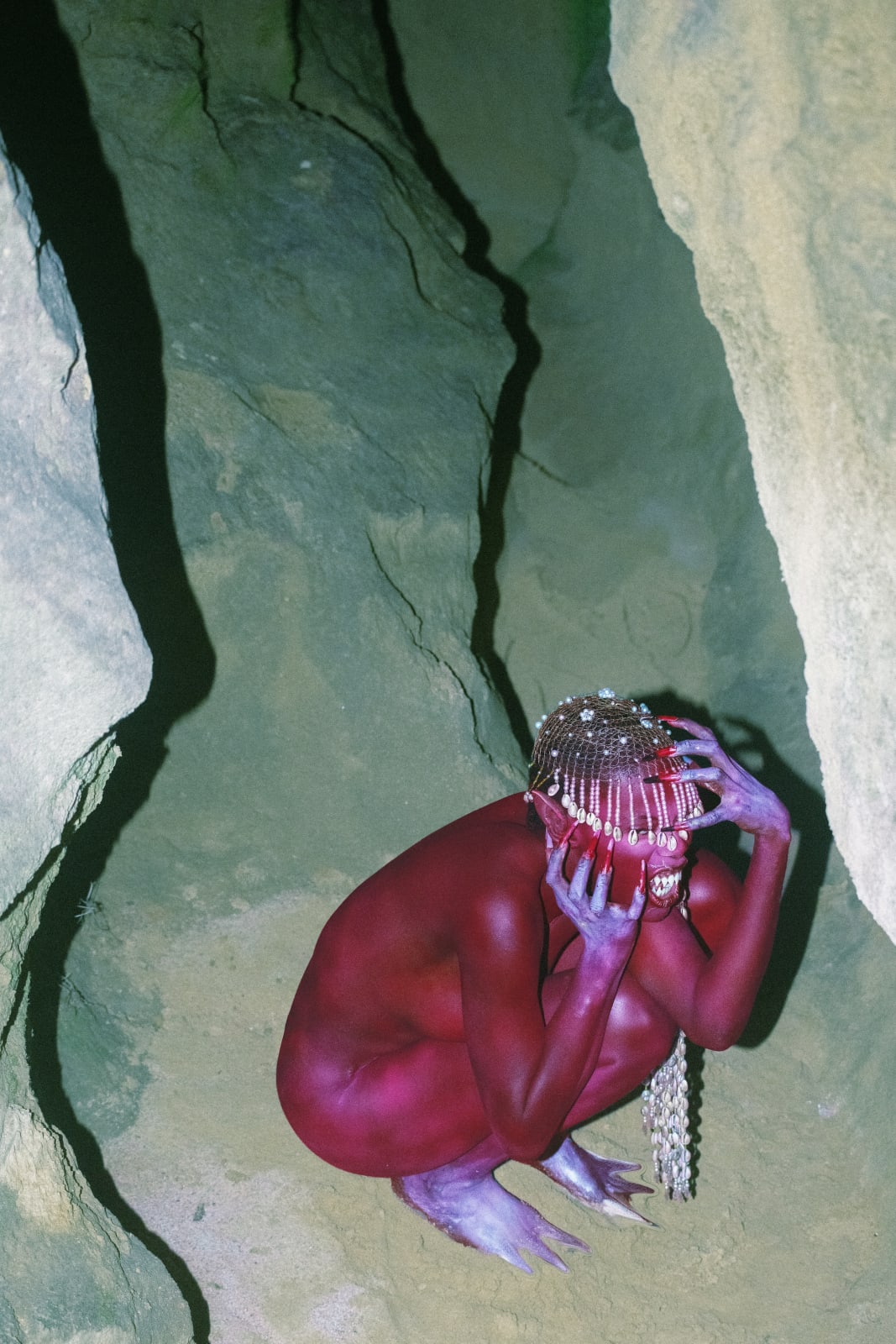 Jean-Luc Konkobo, L'annonciation, 2025