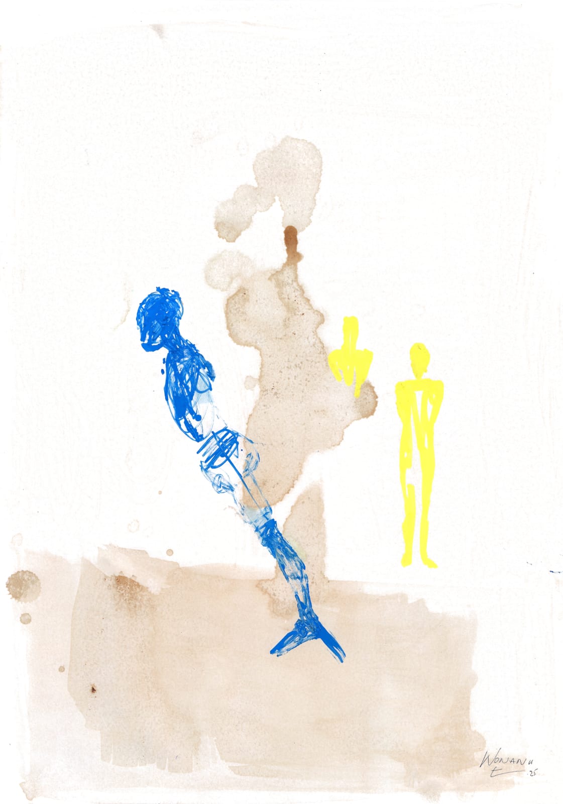 Eric Wonanu, Sans Titre #12, 2025