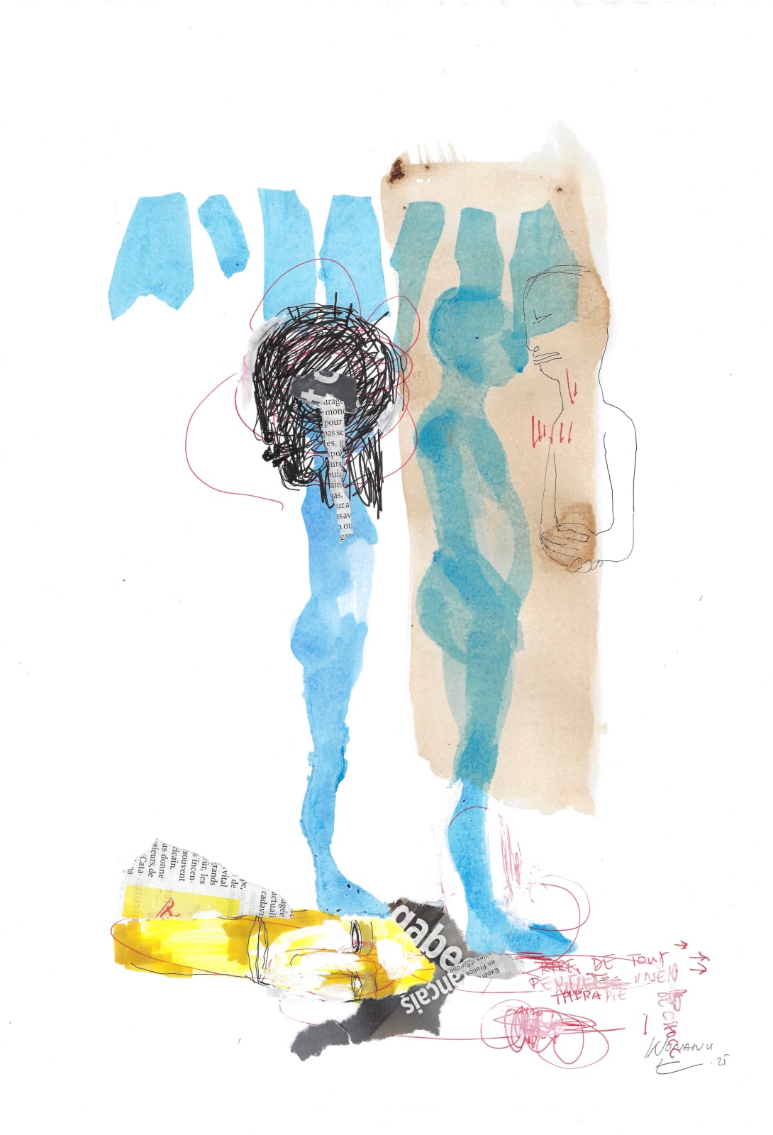 Eric Wonanu, Sans Titre #17, 2025