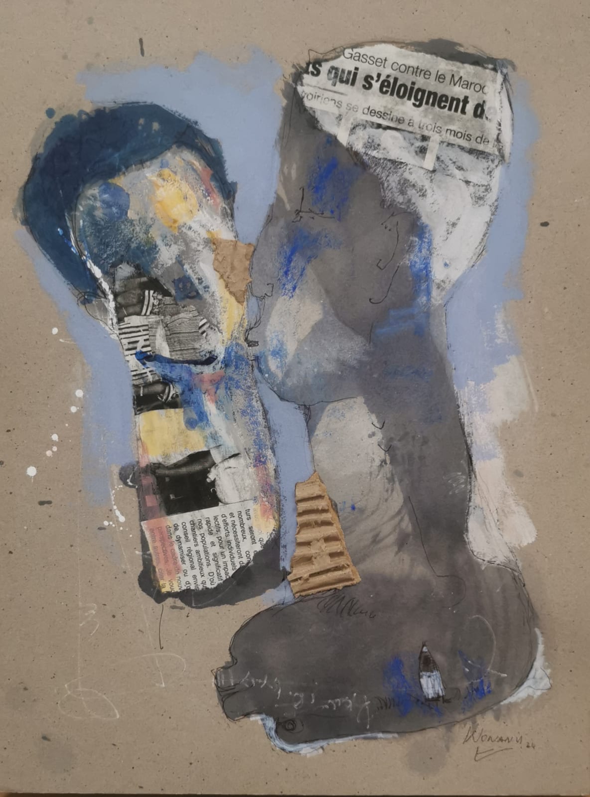 Eric Wonanu, Sans Titre #10, 2024