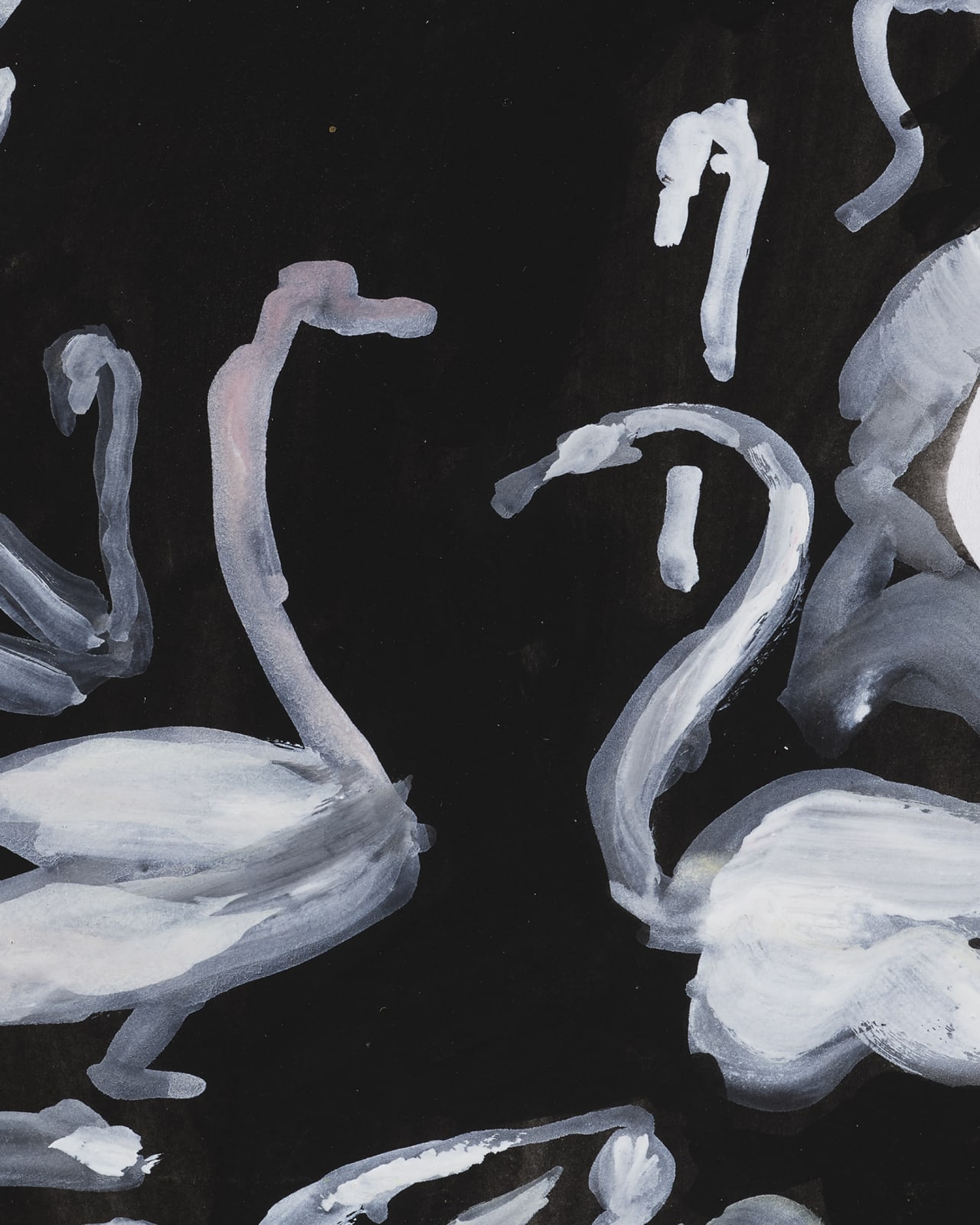 Allison Katz, Swans (Ruthless), 2010