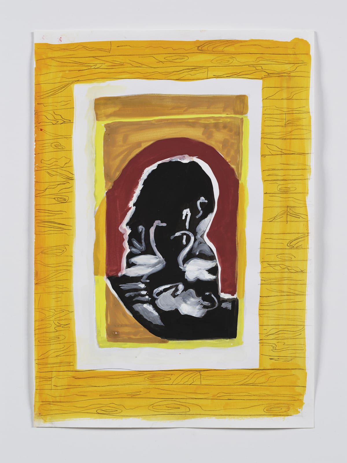 Allison Katz, Swans (Ruthless), 2010
