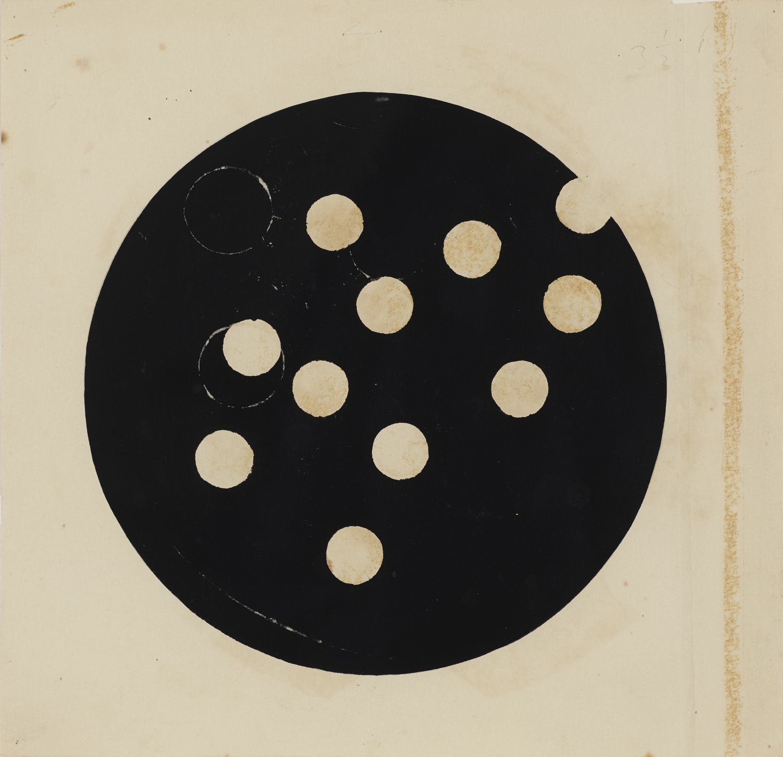 Jeremy Moon, Work on paper (Study for Out of Nowhere), 1965