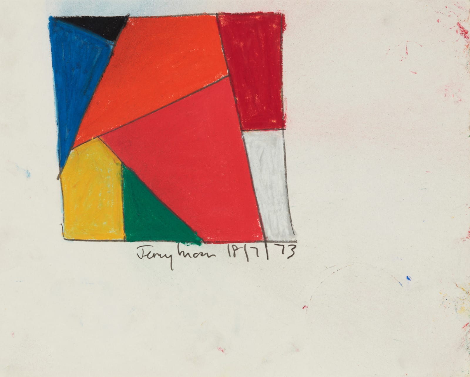 Jeremy Moon, Drawing [18/7/73], 1973