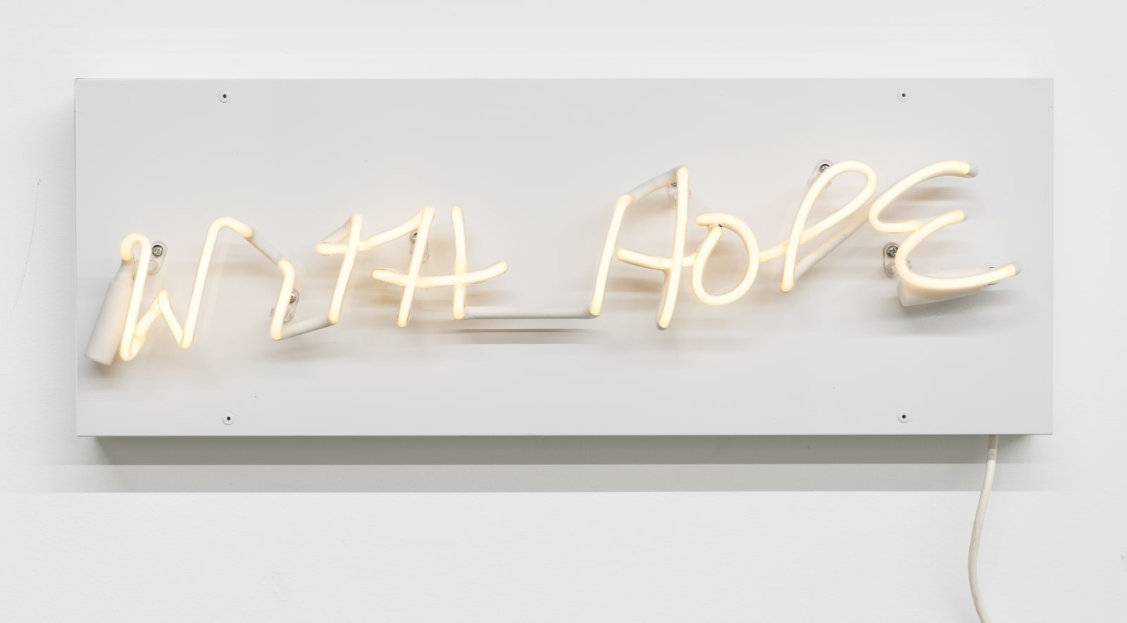 Glenn Ligon, With Hope, 2017