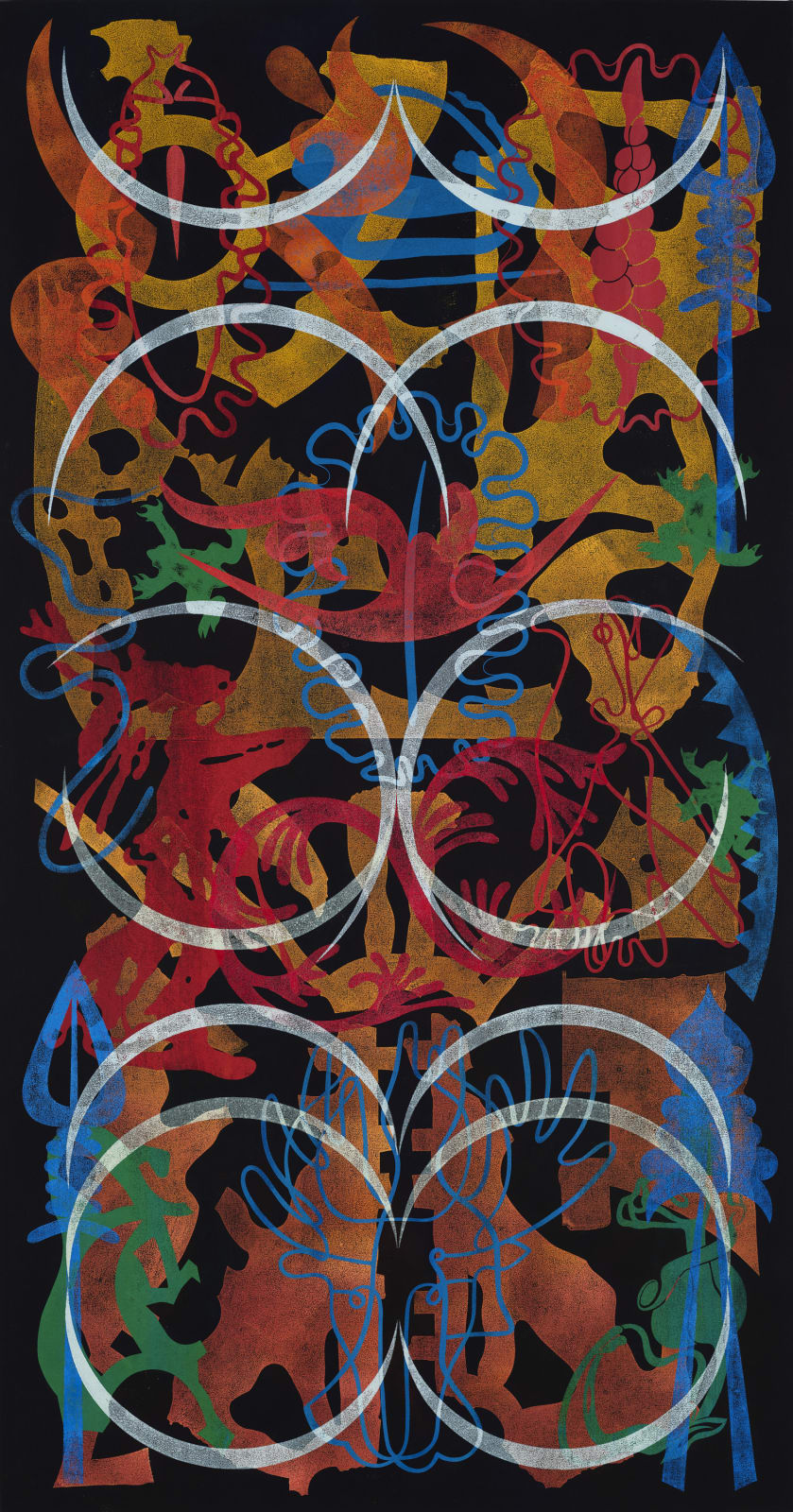 Philip Taaffe, Portal (Elegidia), 2019
