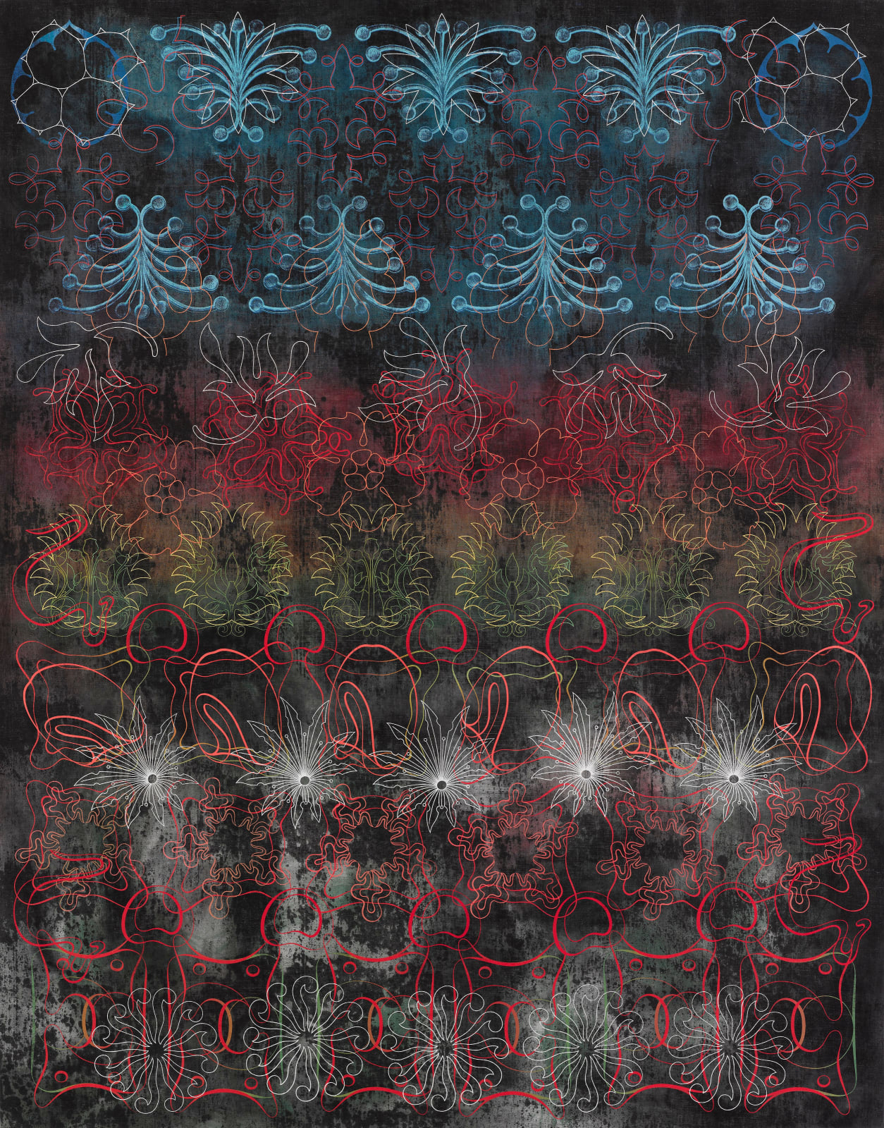 Philip Taaffe, Choir, 2014-2015