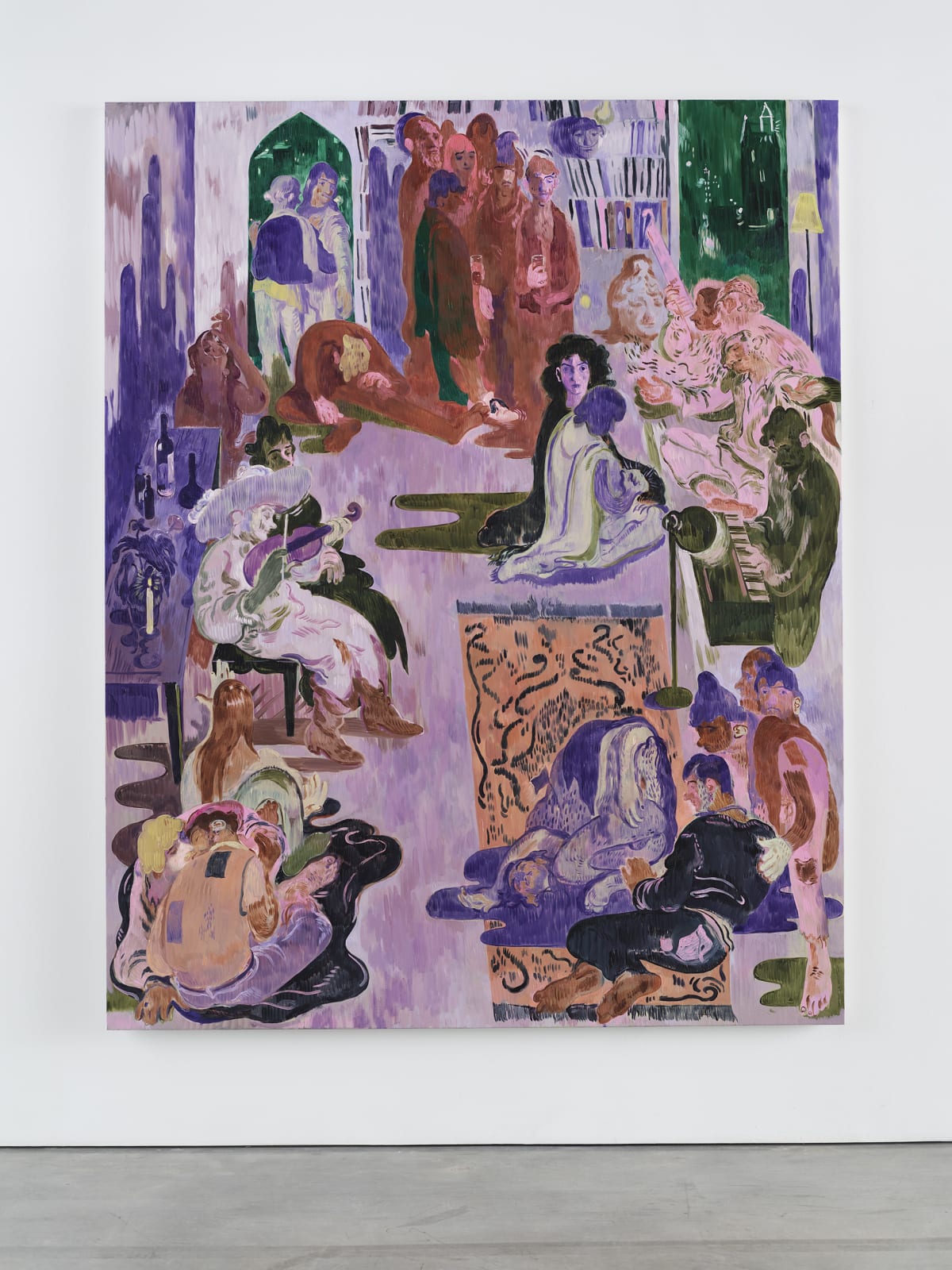 Salman Toor, Music Room, 2021