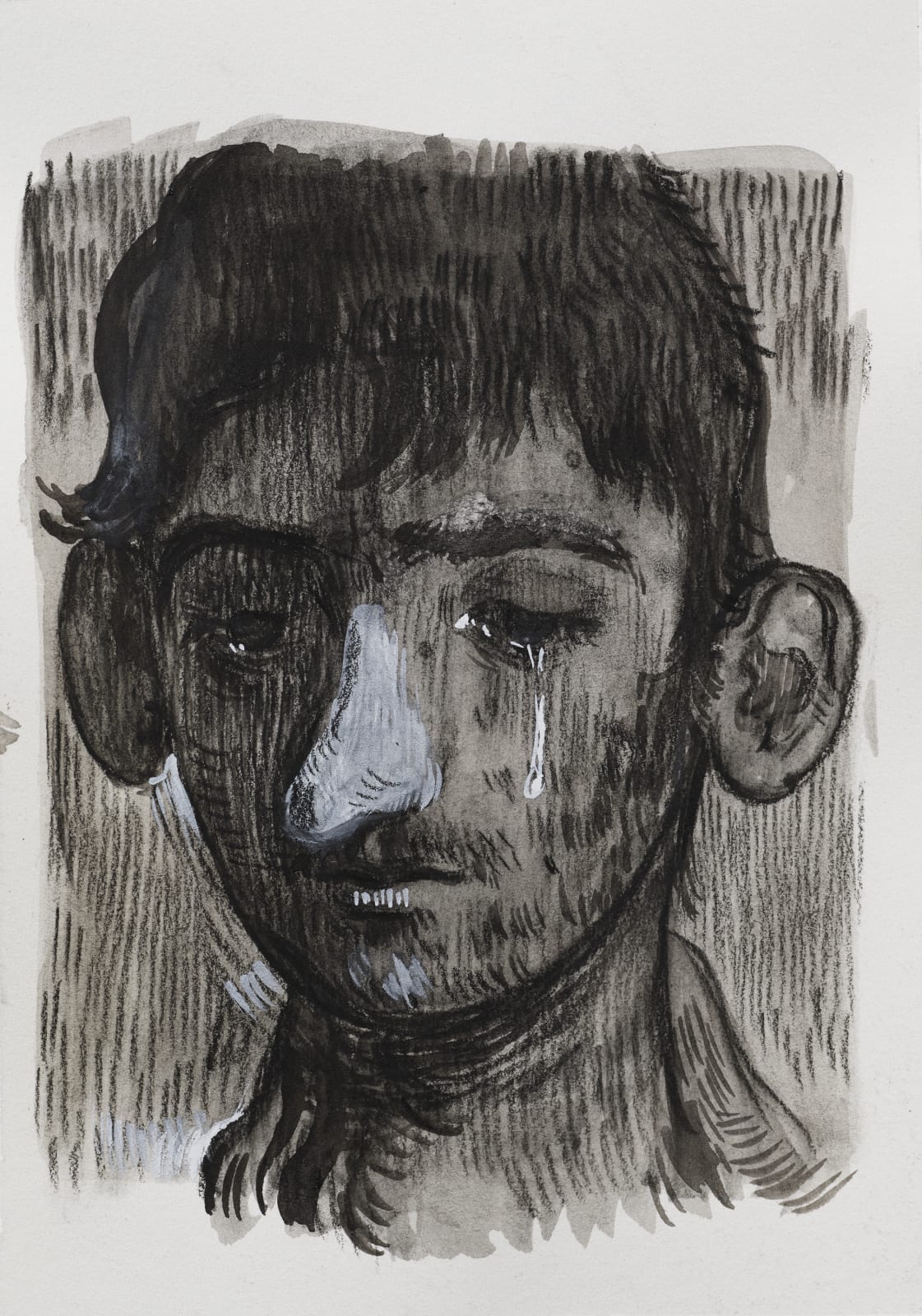 Salman Toor, Crying Boy, 2020