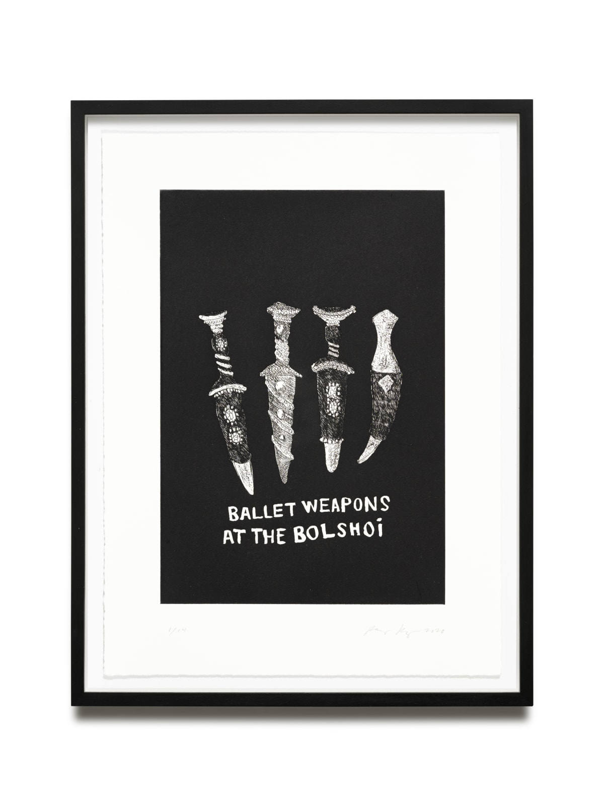 Ragnar Kjartansson, Ballet Weapons, 2020