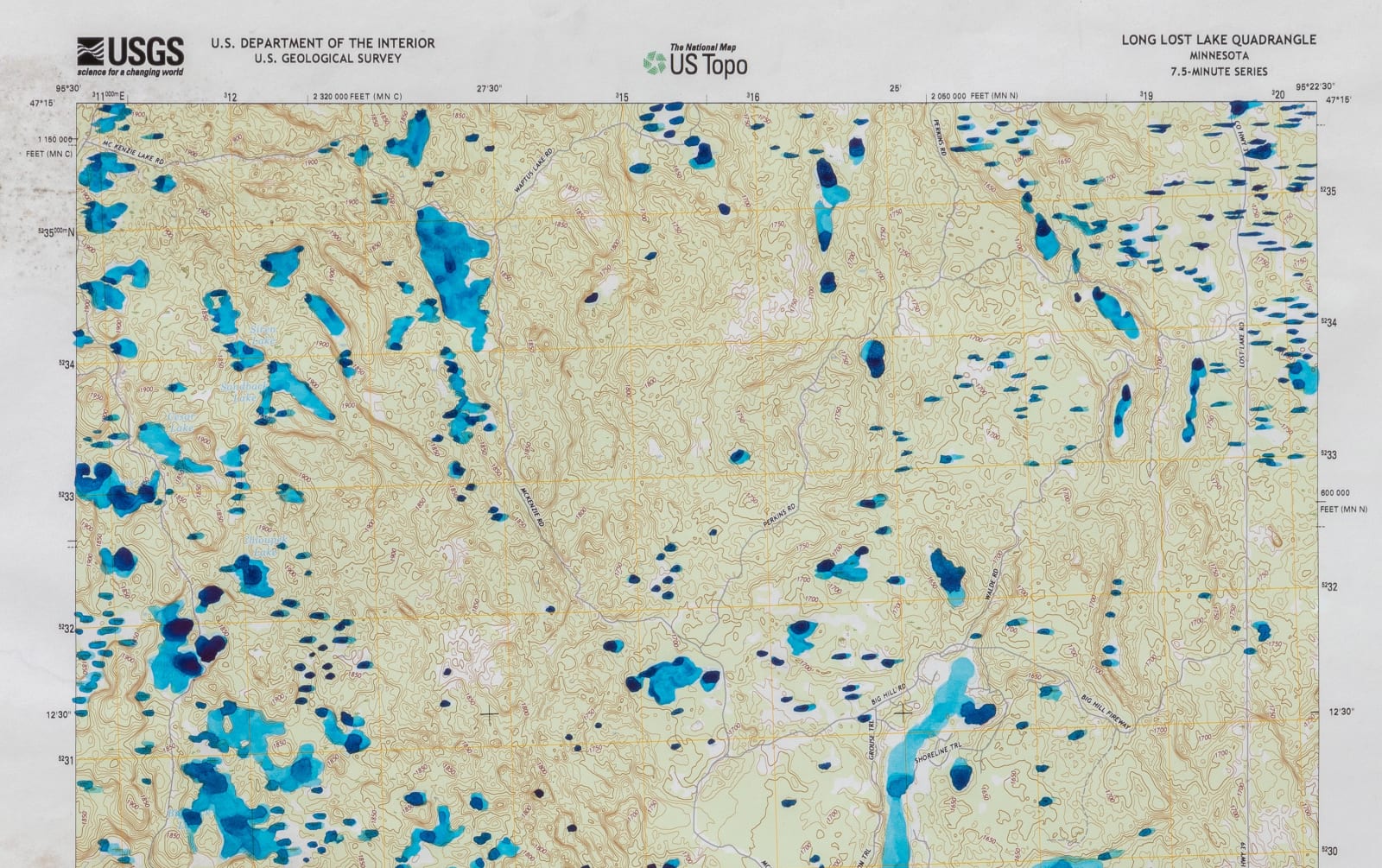 Oscar Tuazon, White Earth Topographical Map II, 2020