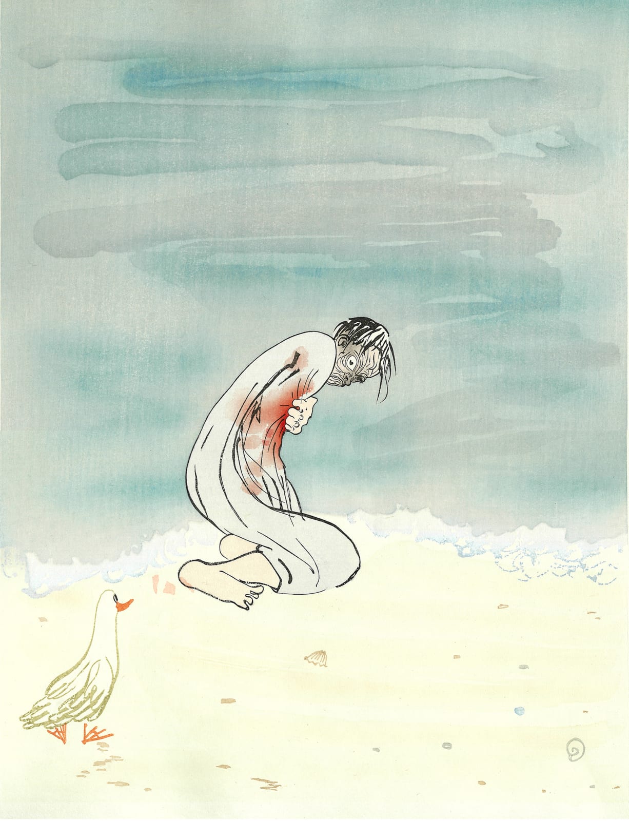 Sanya Kantarovsky, Cataract, 2019