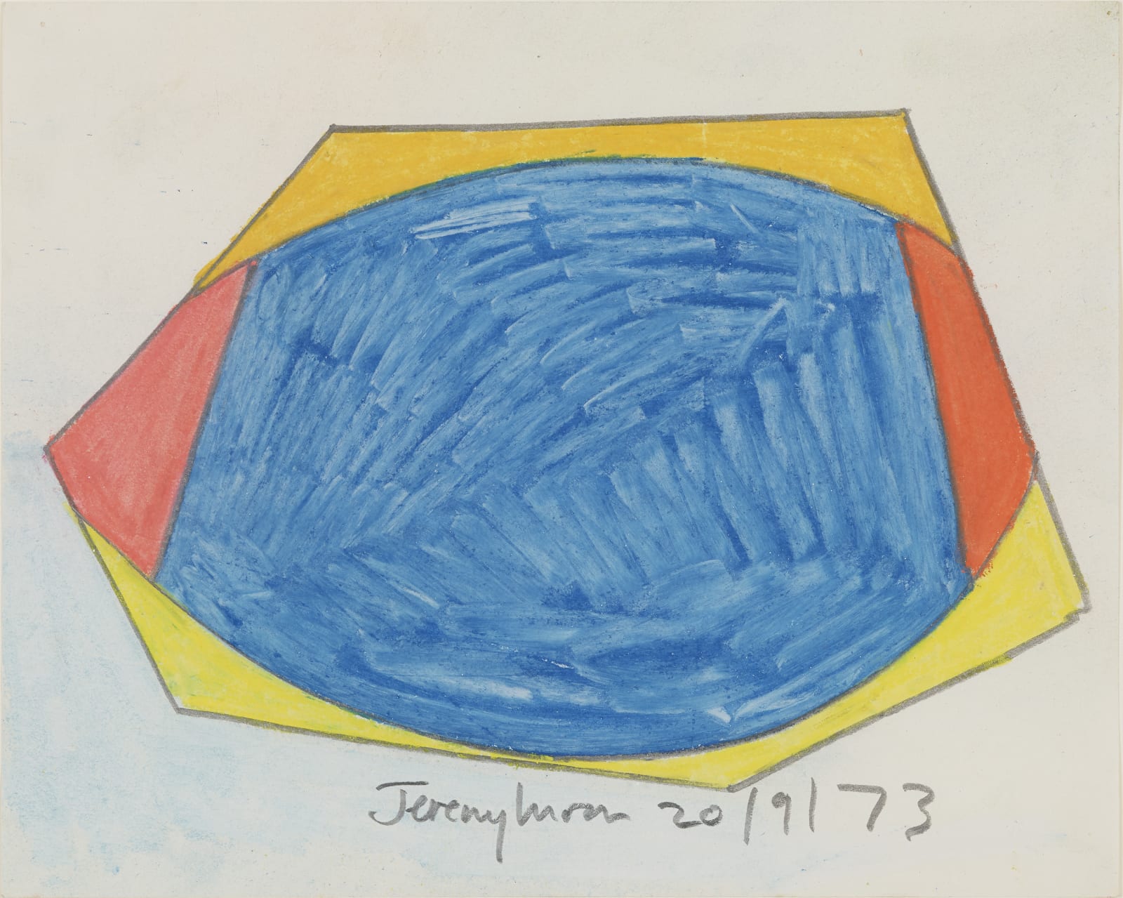 Jeremy Moon, Drawing [20/9/73], 1973