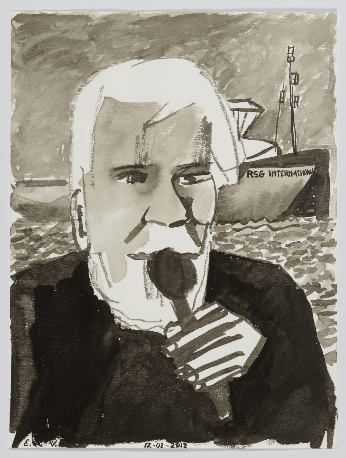 Emo Verkerk, John Baldessari in Den Helder, 2012