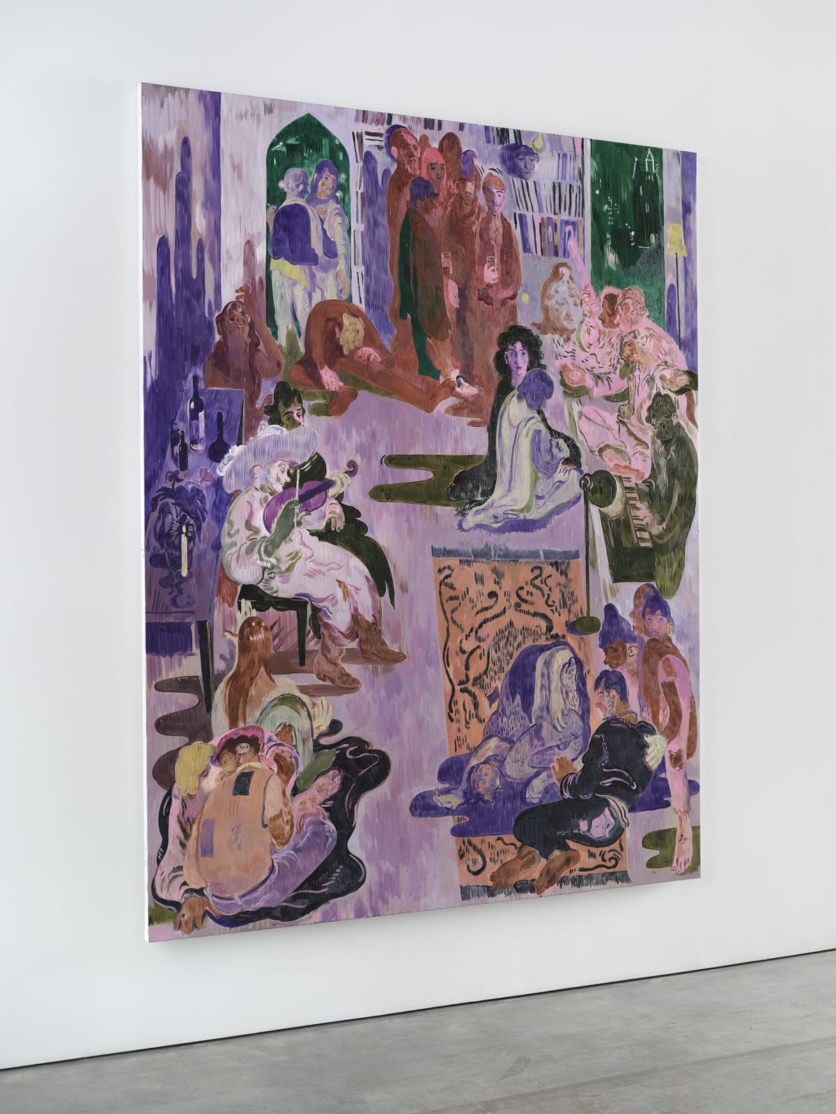 Salman Toor, Music Room, 2021