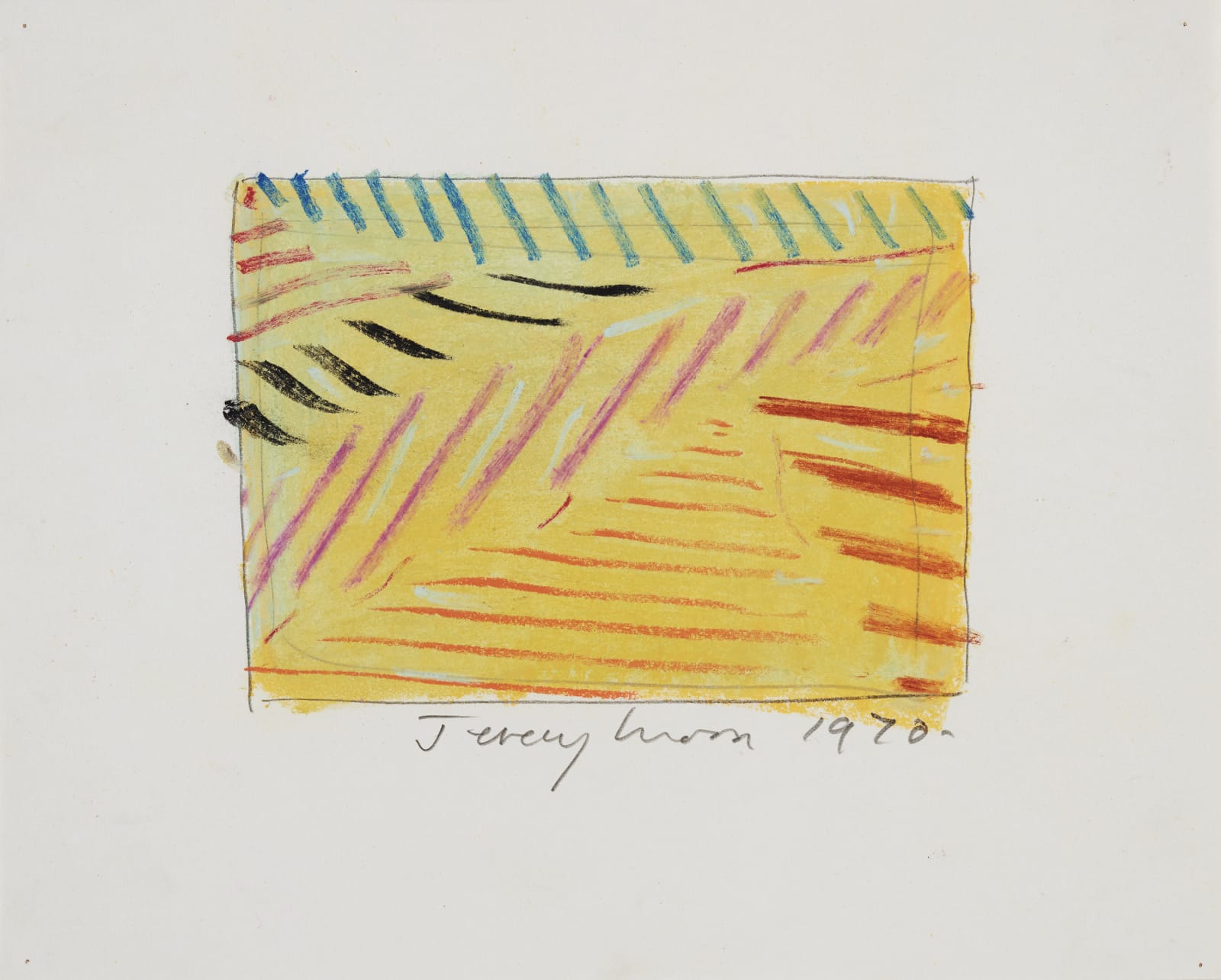 Jeremy Moon, Drawing [70], 1970