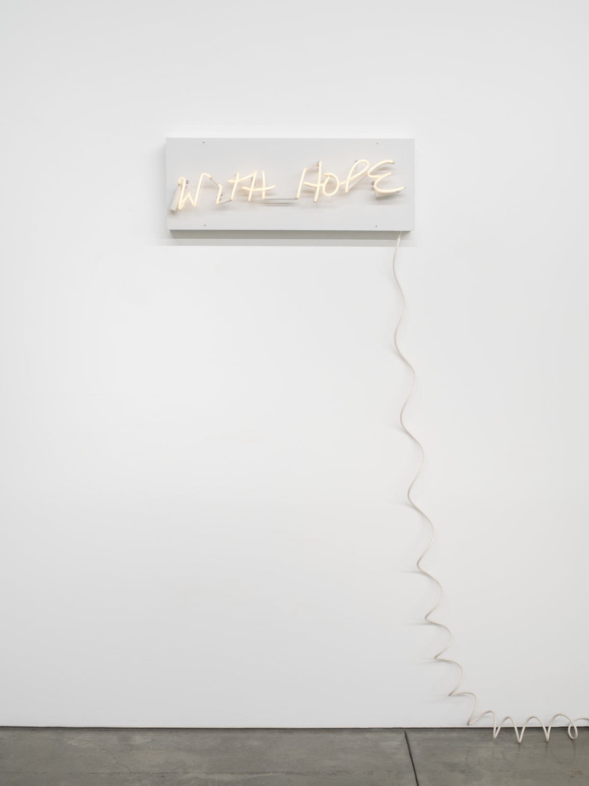 Glenn Ligon, With Hope, 2017