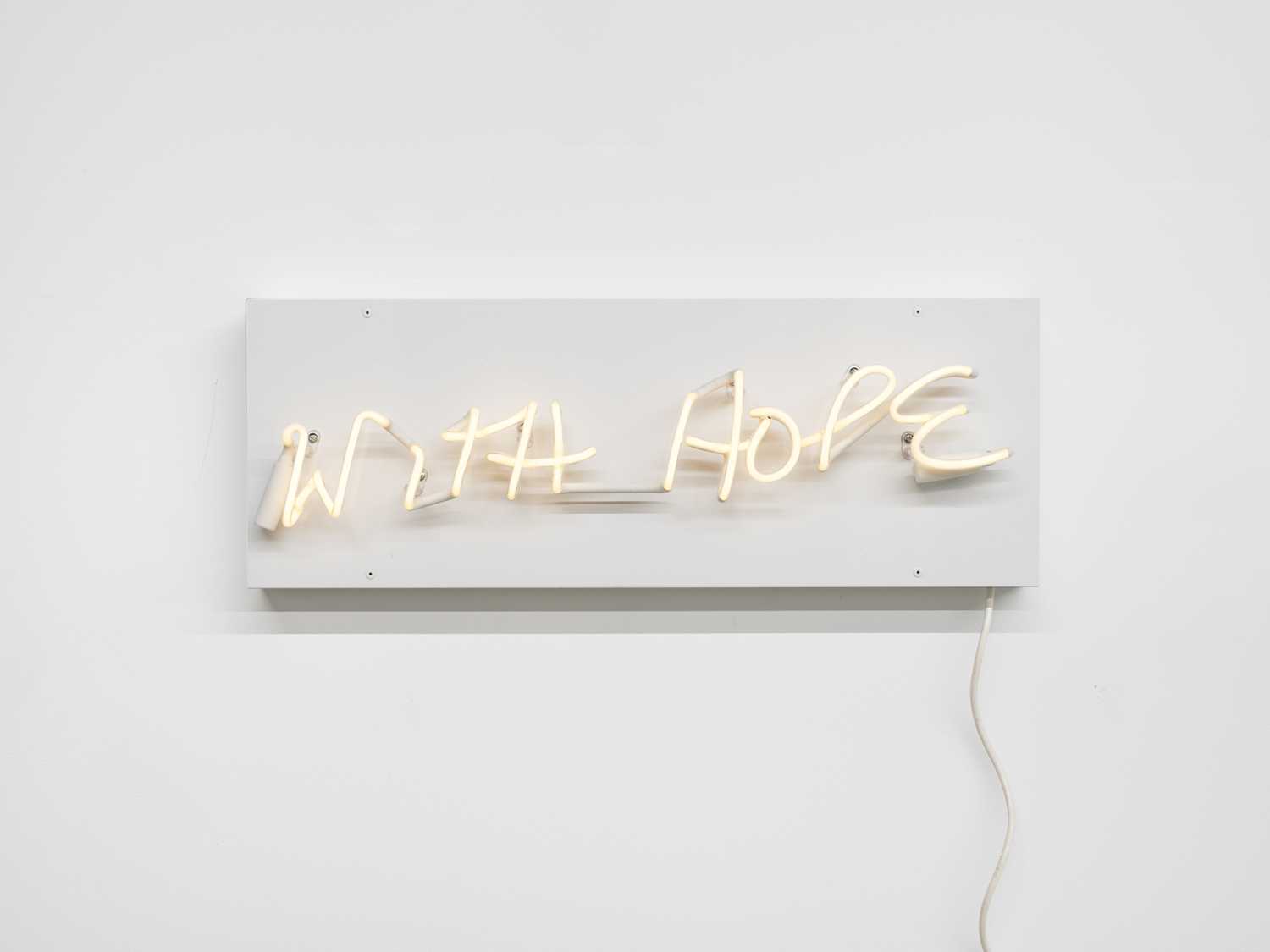 Glenn Ligon, With Hope, 2017