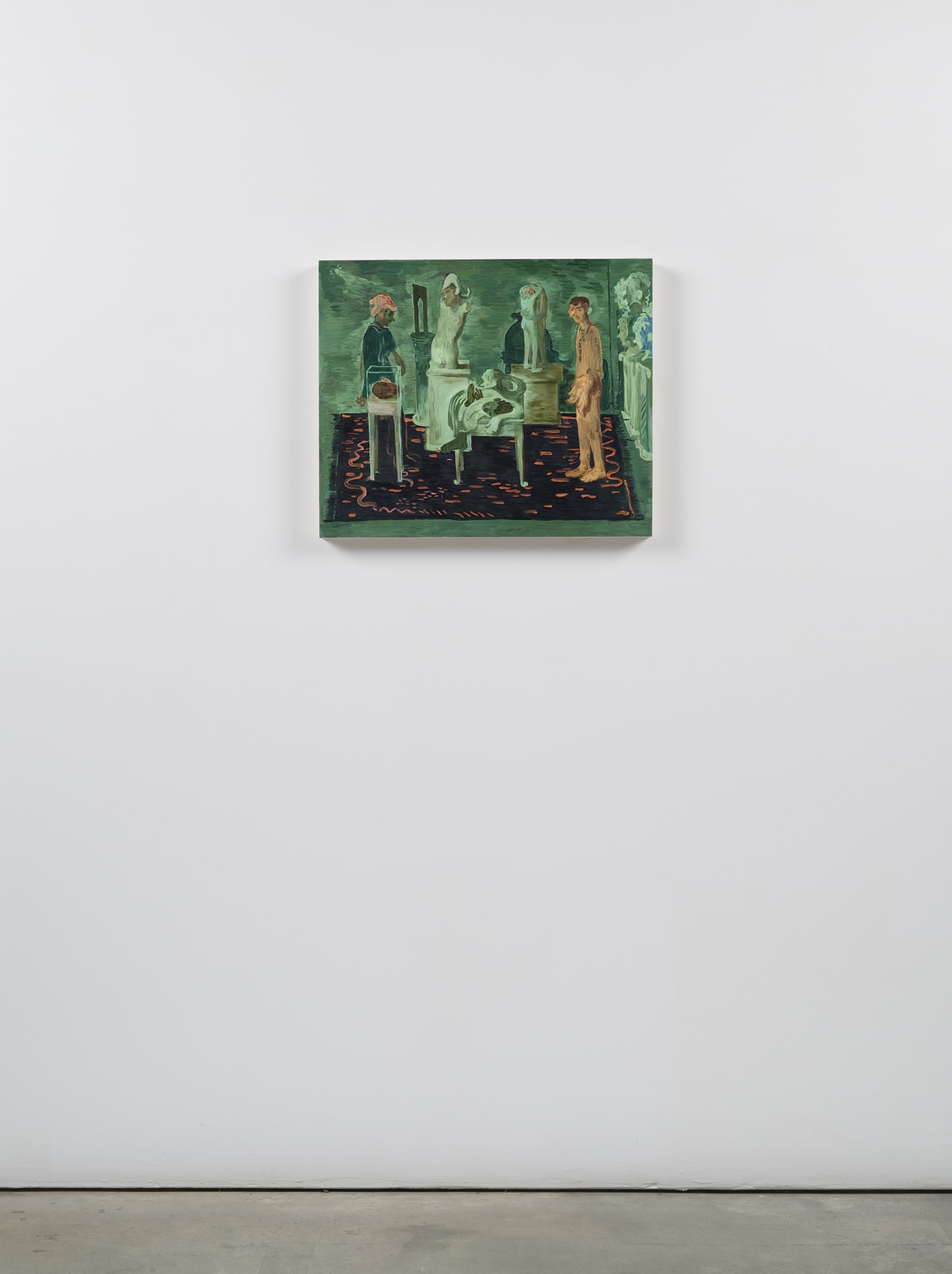 Salman Toor, Art Room, 2020