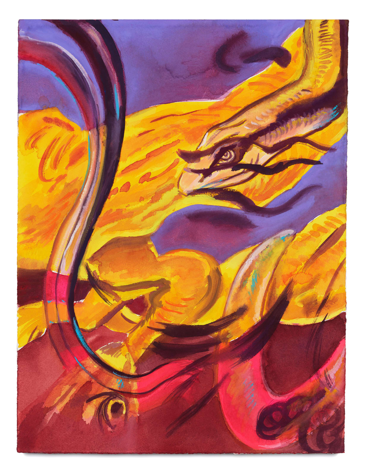 Allison Katz, Blowup (Drippy), 2020