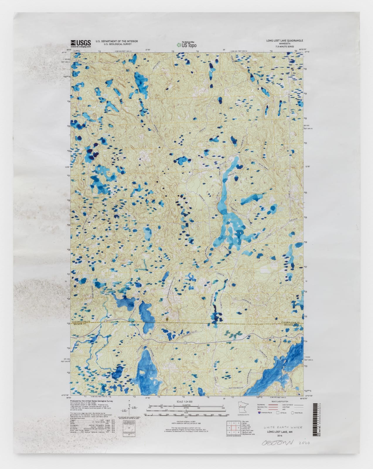 Oscar Tuazon, White Earth Water, 2020