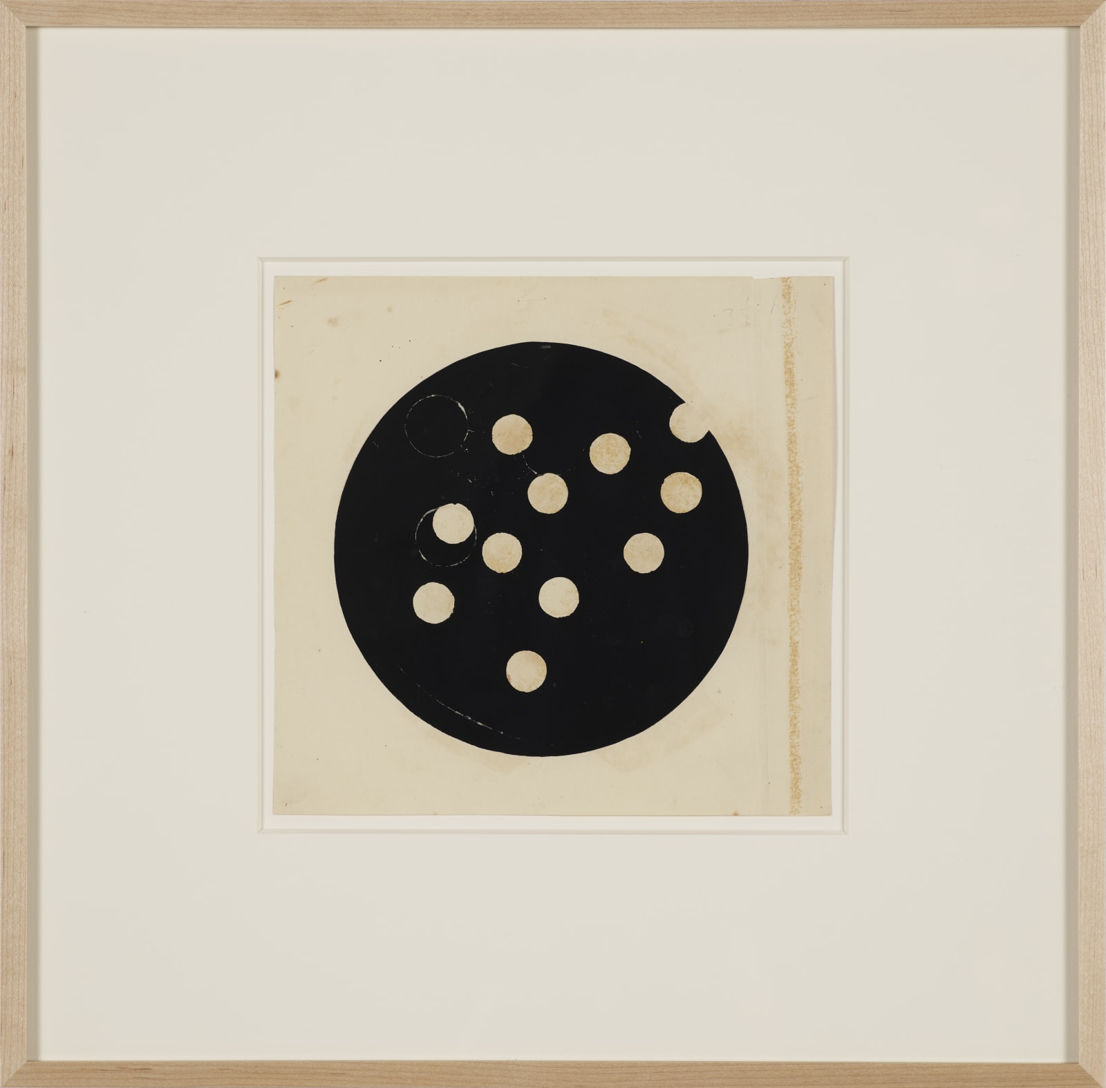 Jeremy Moon, Work on paper (Study for Out of Nowhere), 1965
