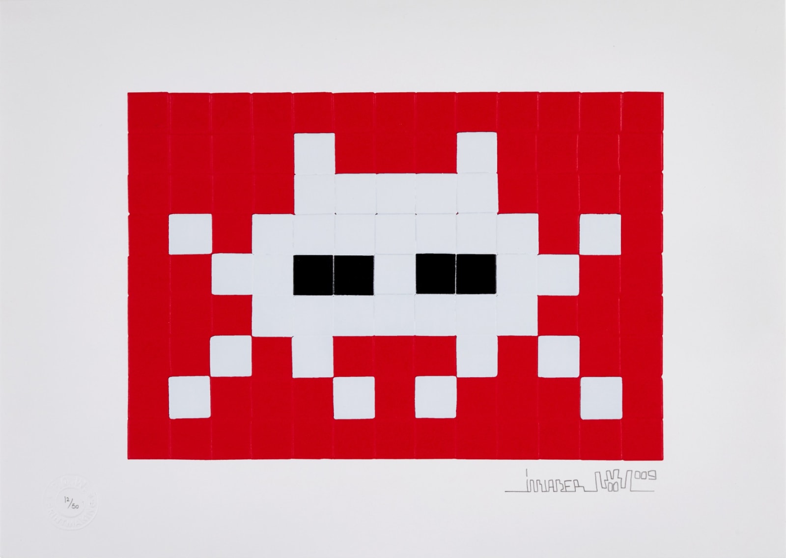 Invader, Invasion (Red), 2009