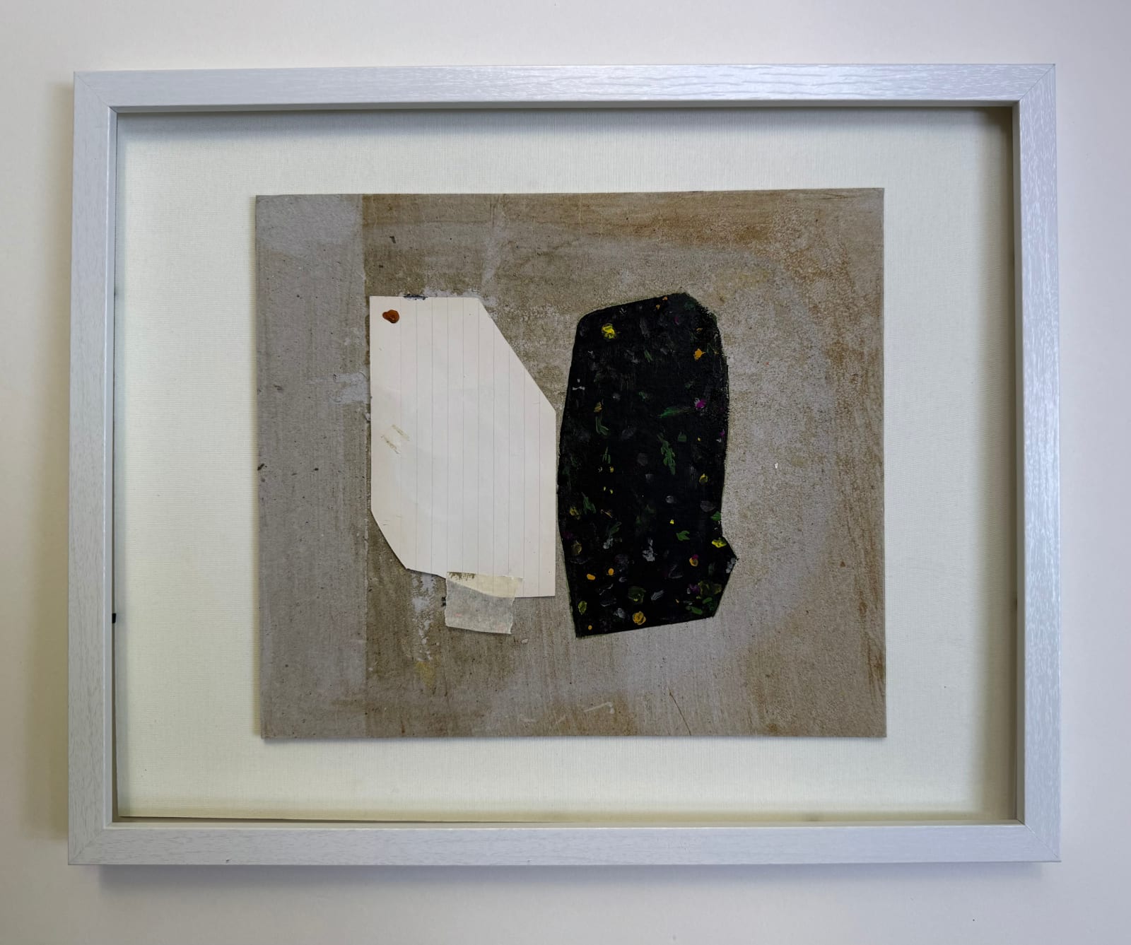 MARYANN PULS, Note Paper and Painted Shape, 2025
