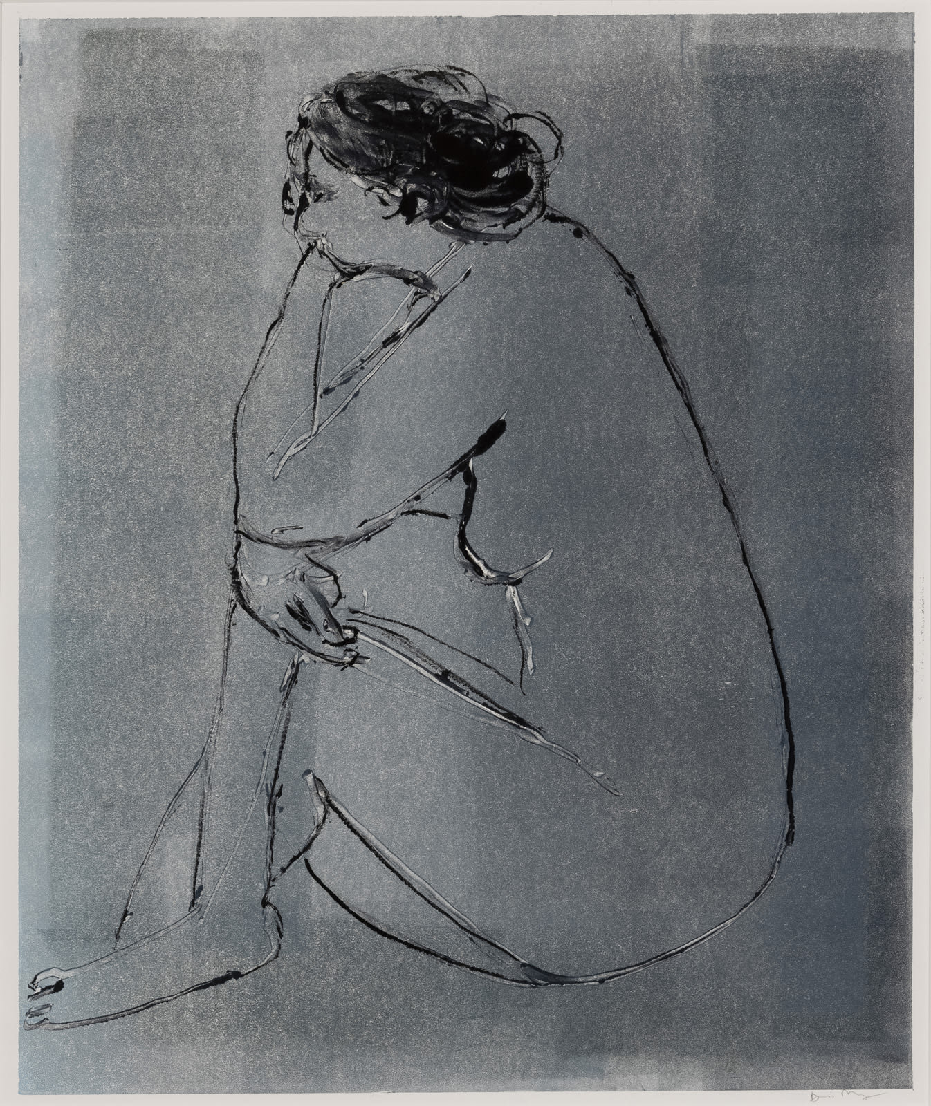 ANNIE MEYER, SITTING NUDE #4, 2021