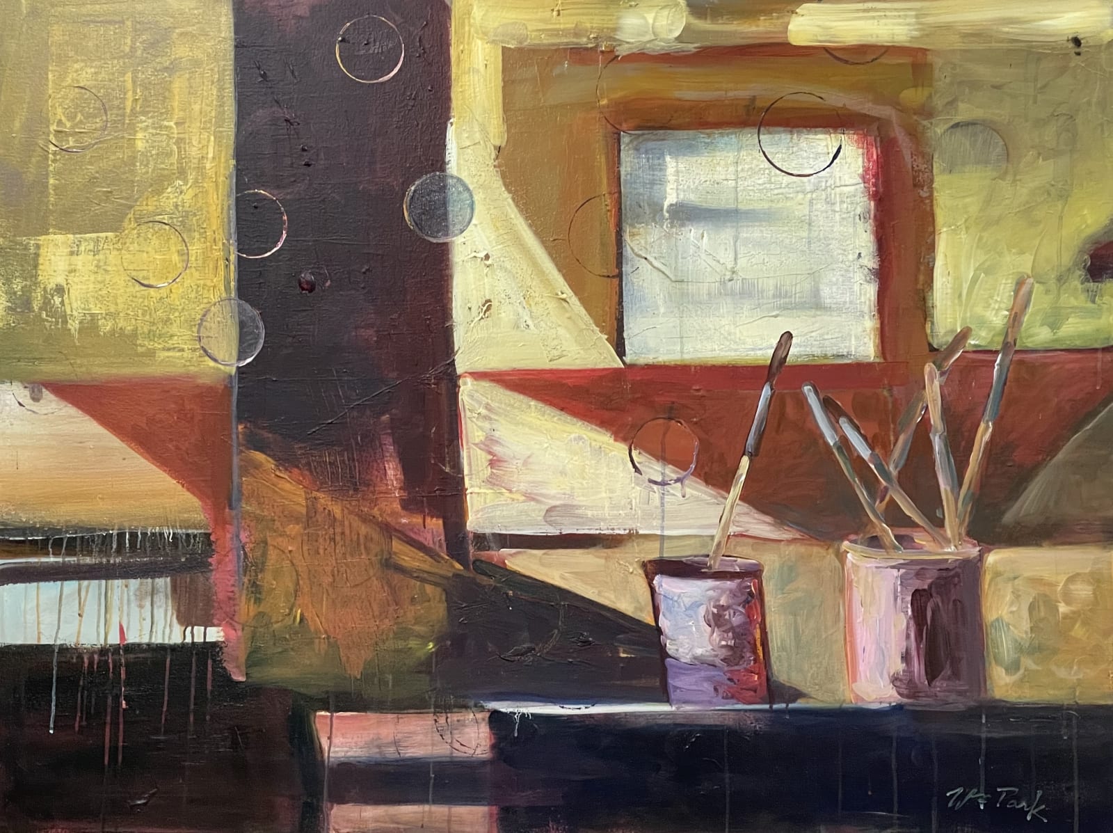 WILLIAM PARK, BLUE DOT #4, 2021