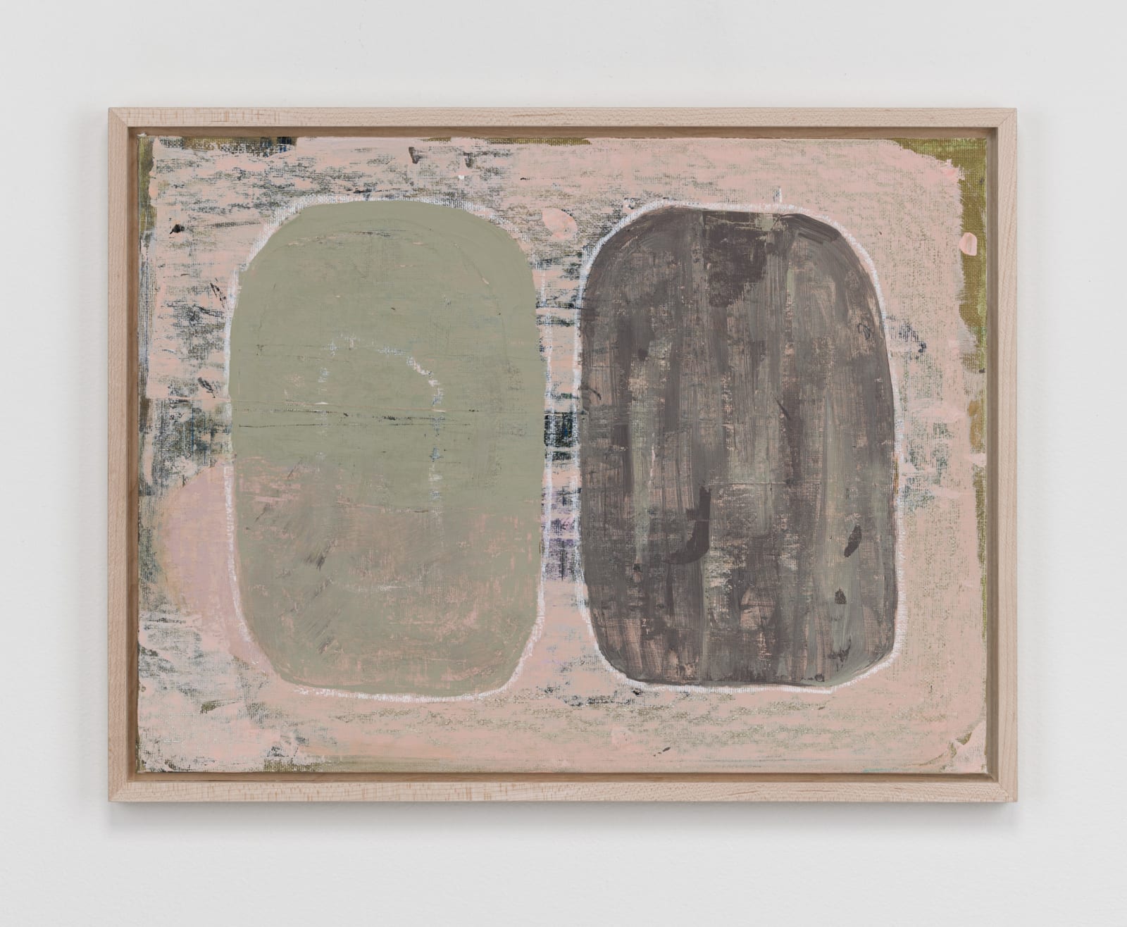 MARYANN PULS, 2 Shapes on Horizontal Background, 2022