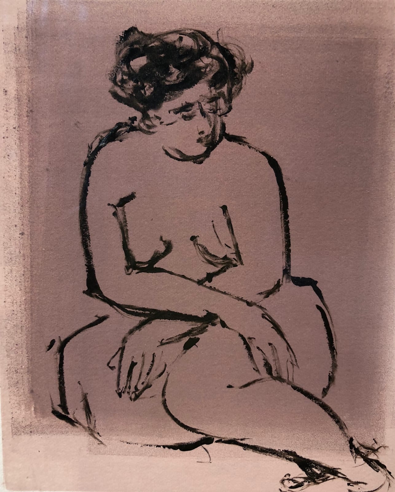ANNIE MEYER, UNTITLED NUDE #2 UMBER, 2019