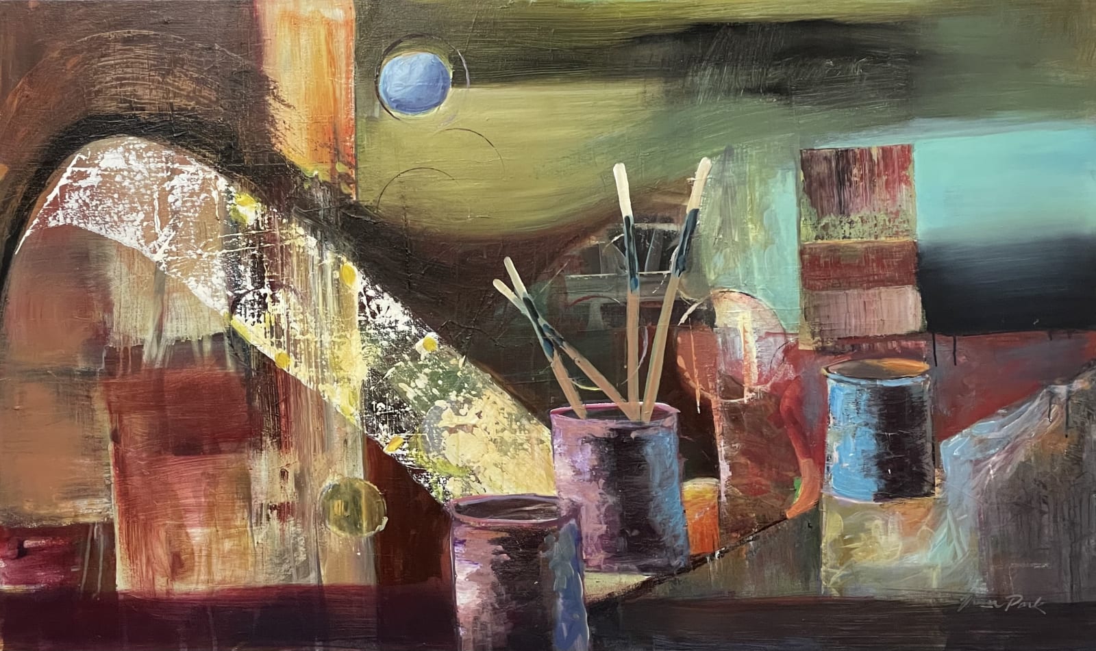 WILLIAM PARK, BLUE DOT#2, 2022