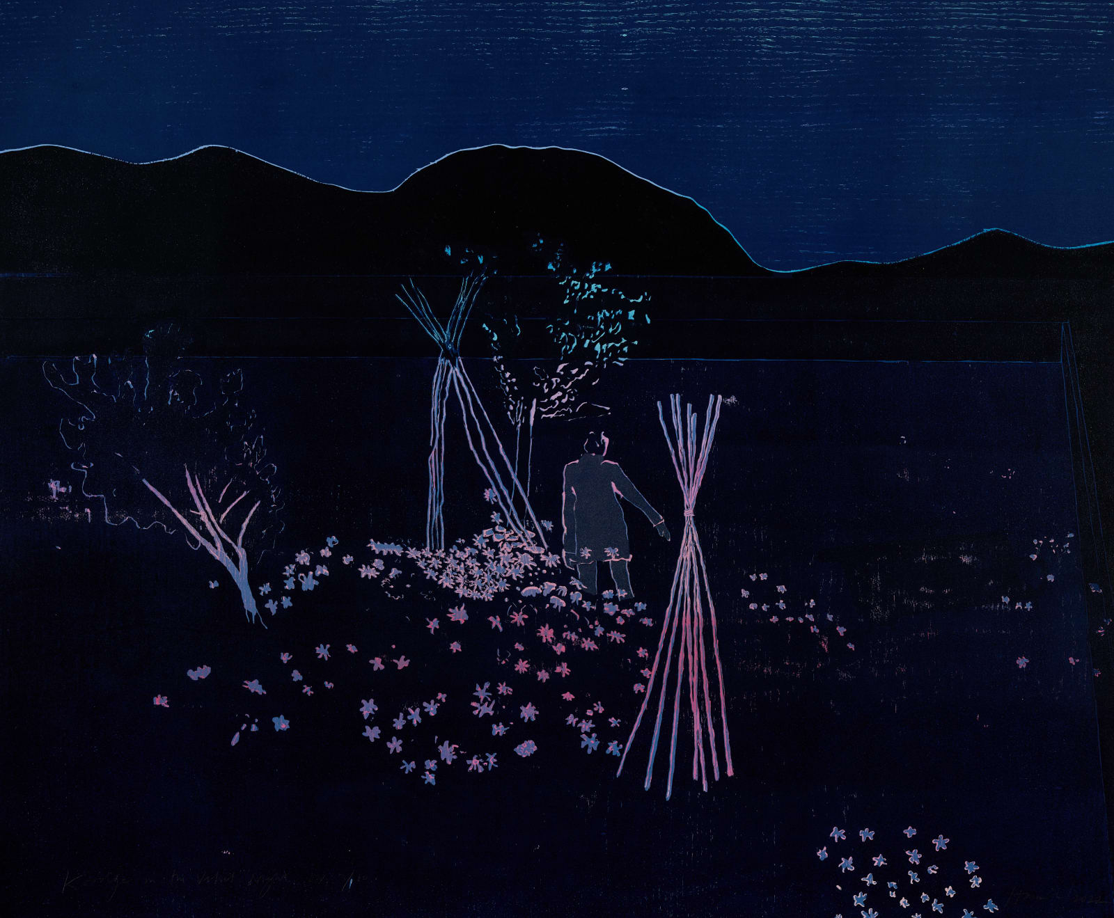 Tom Hammick, Koodge in the Velvet Night, 2022