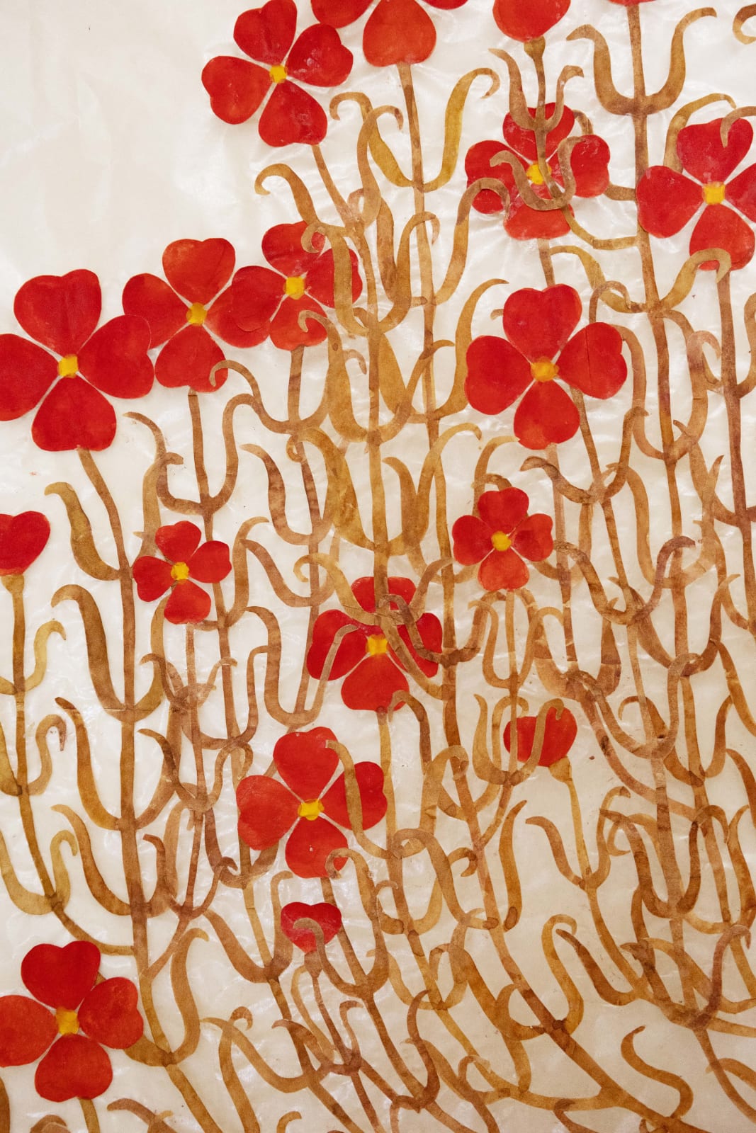 Fumi Imamura, One flower (red flower) (花ひとつ(赤い花), 2025