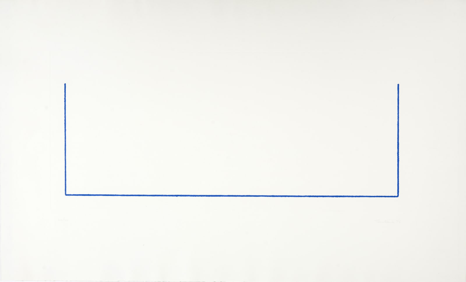 Fred Sandback, Untitled, 1976