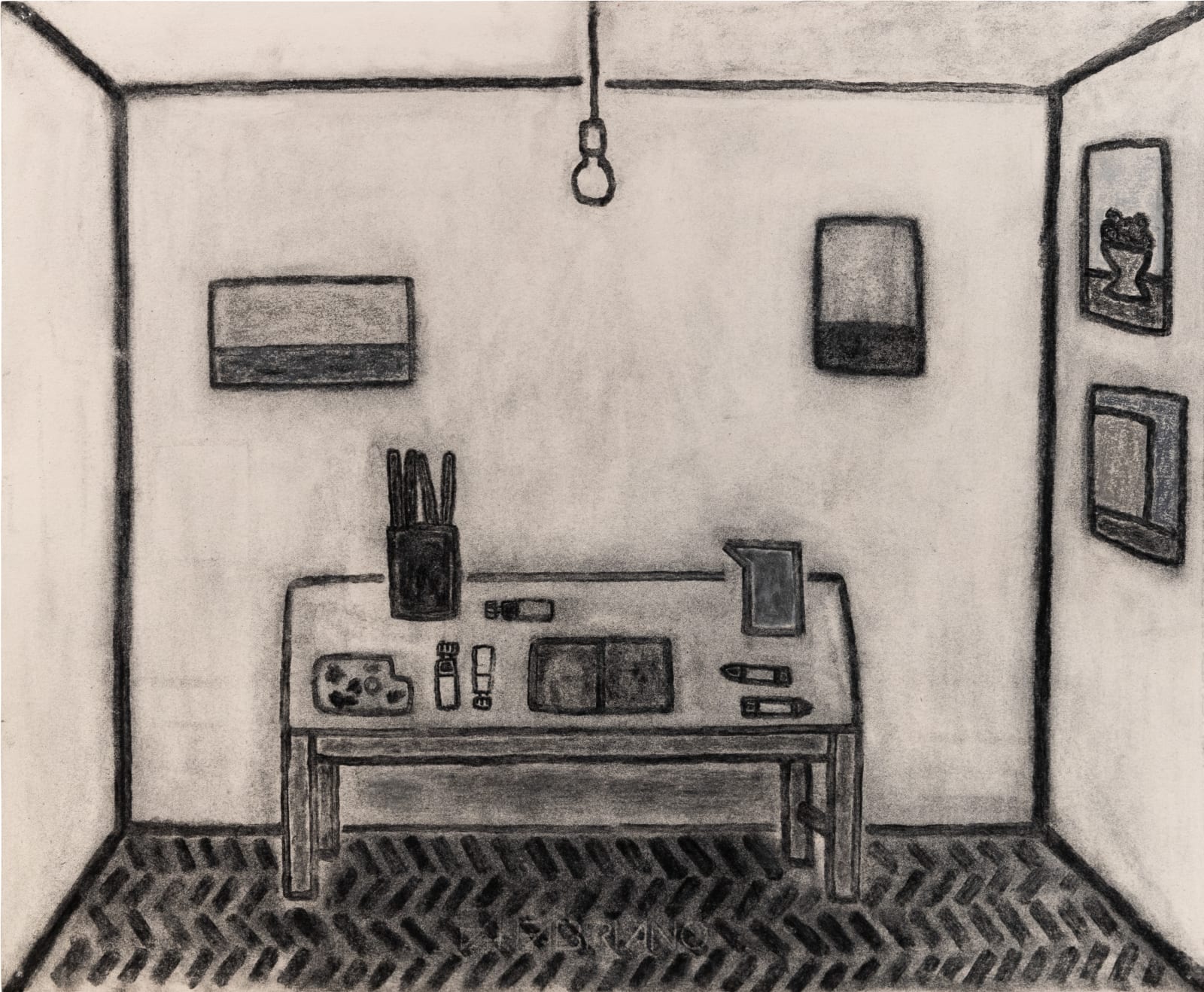 William Wright, Studio Interior, 2021