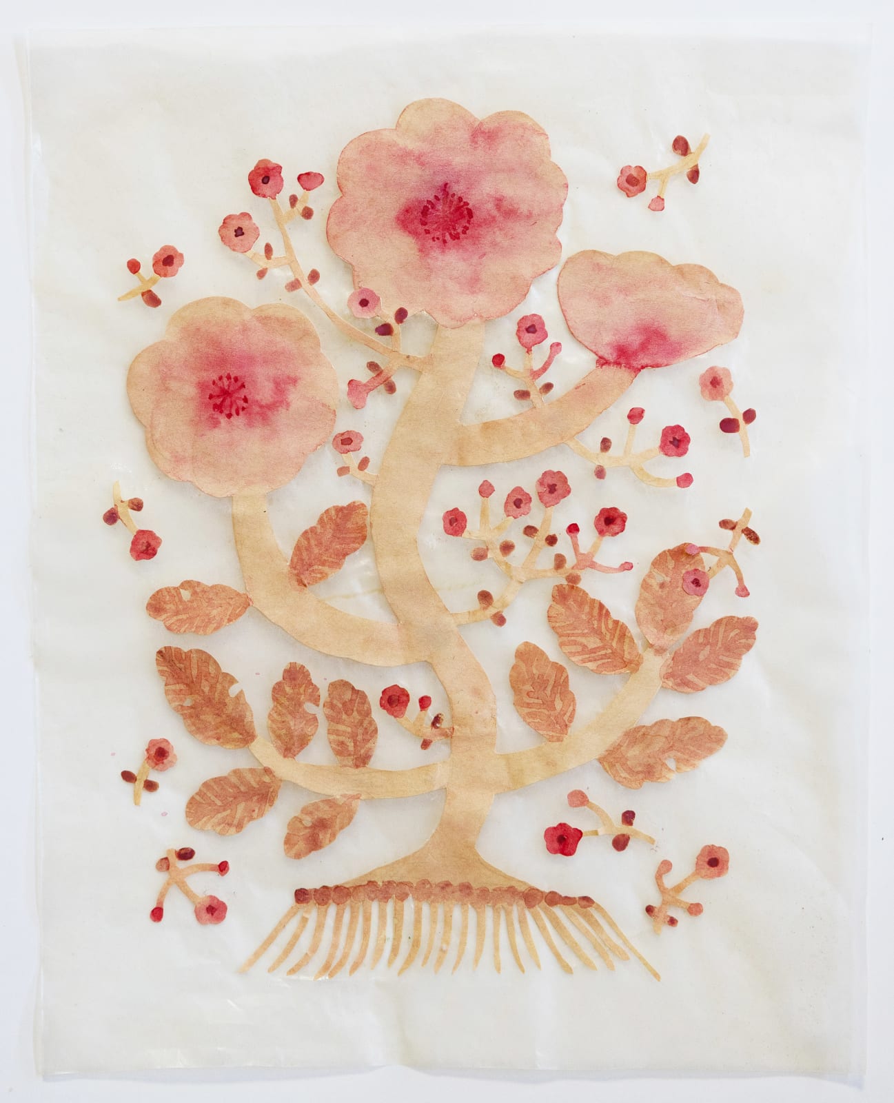 Fumi Imamura, One flower A (peach blossom) (花ひとつ (ももの花 A), 2024
