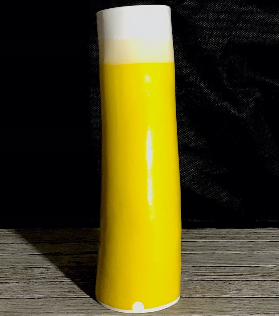 Richard Pomeroy, Tall Vase Yellow, 2022