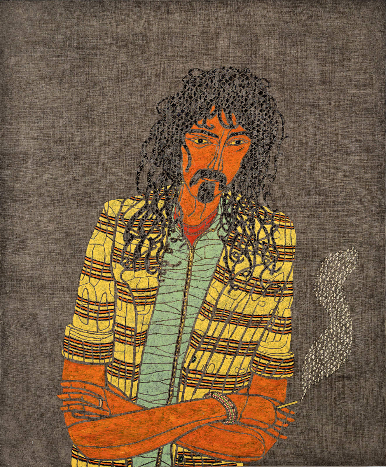 Stephen Chambers, The Outliers: Portrait of Frank Zappa, 2023