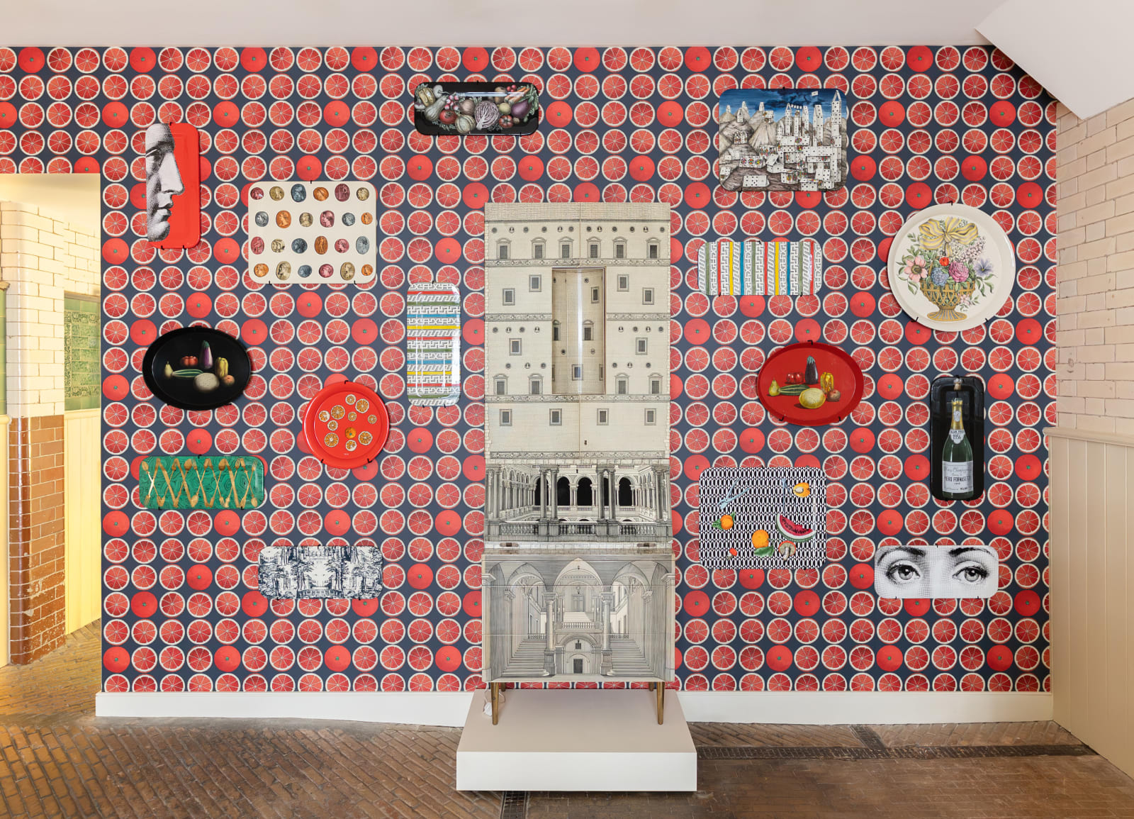 Fornasetti, Verdure su nero, 1950s