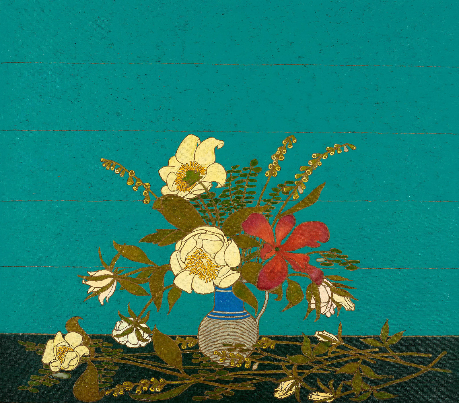 Stephen Chambers, Berlin Flowers (Edwina's Vase), 2020