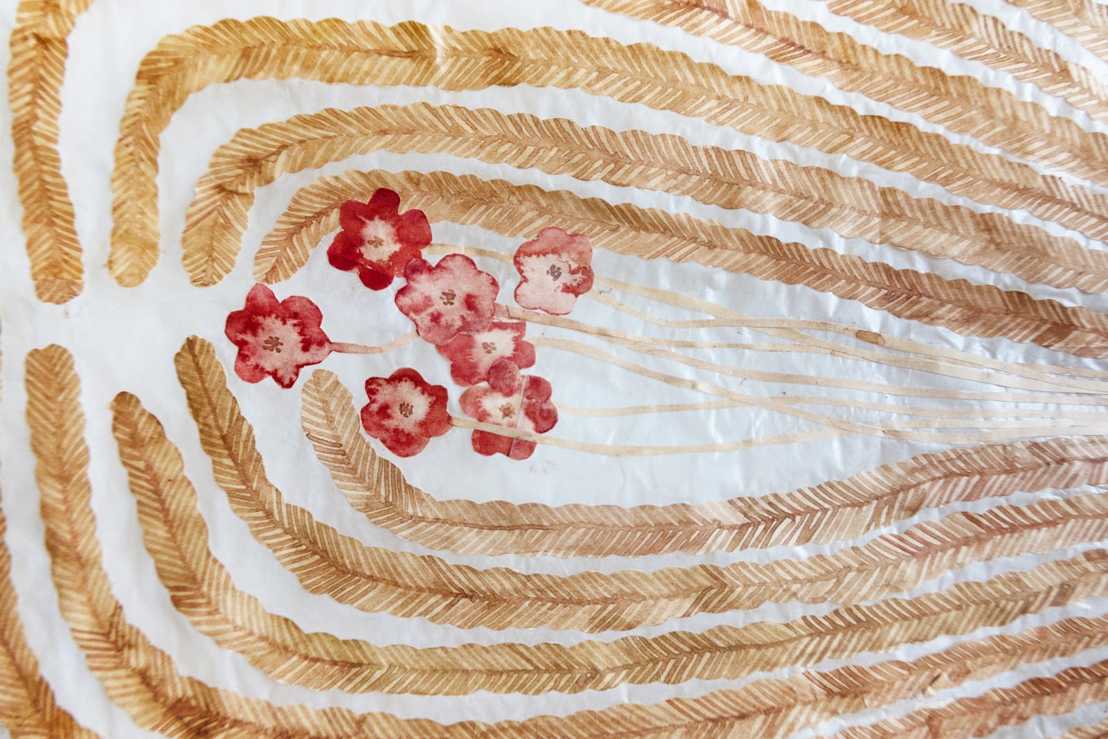 Fumi Imamura, One Flower (Red Flower), 2024