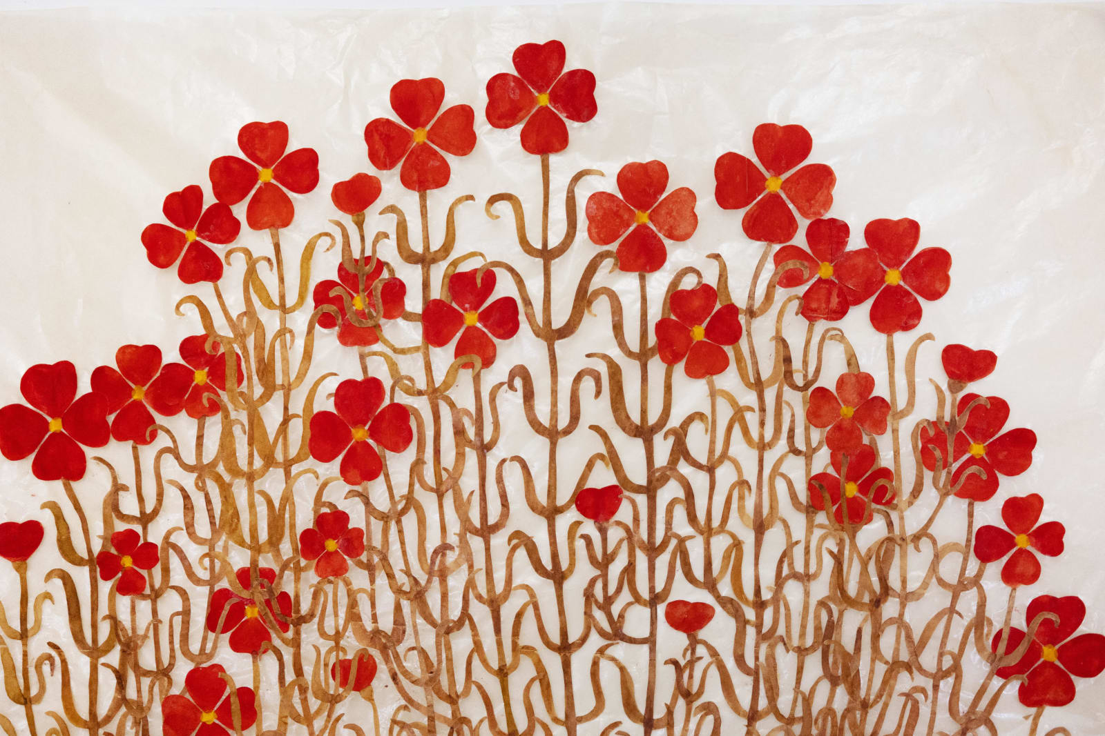 Fumi Imamura, One flower (red flower) (花ひとつ(赤い花), 2025