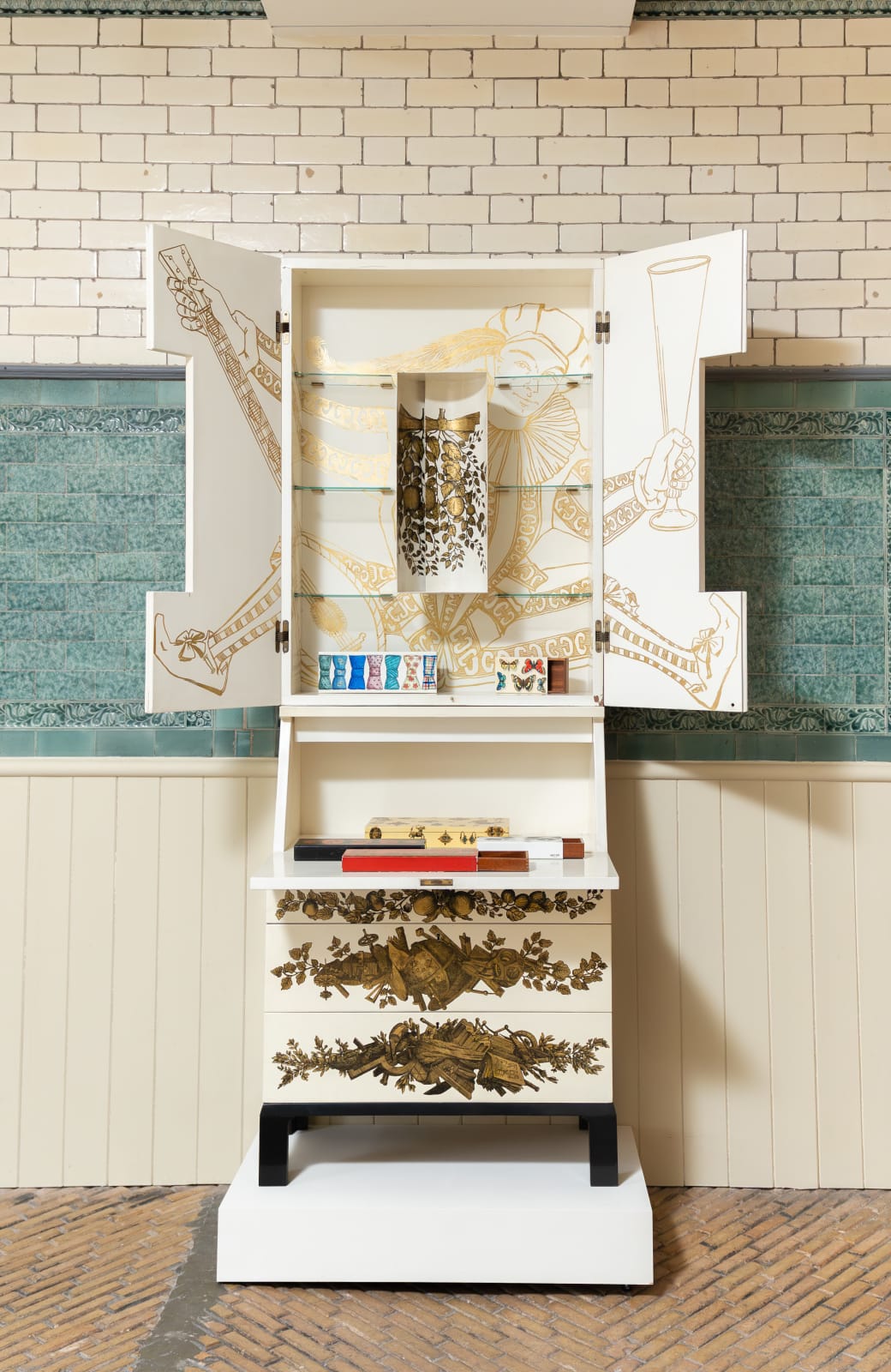 Fornasetti, Trumeau Panoplie, 1950s