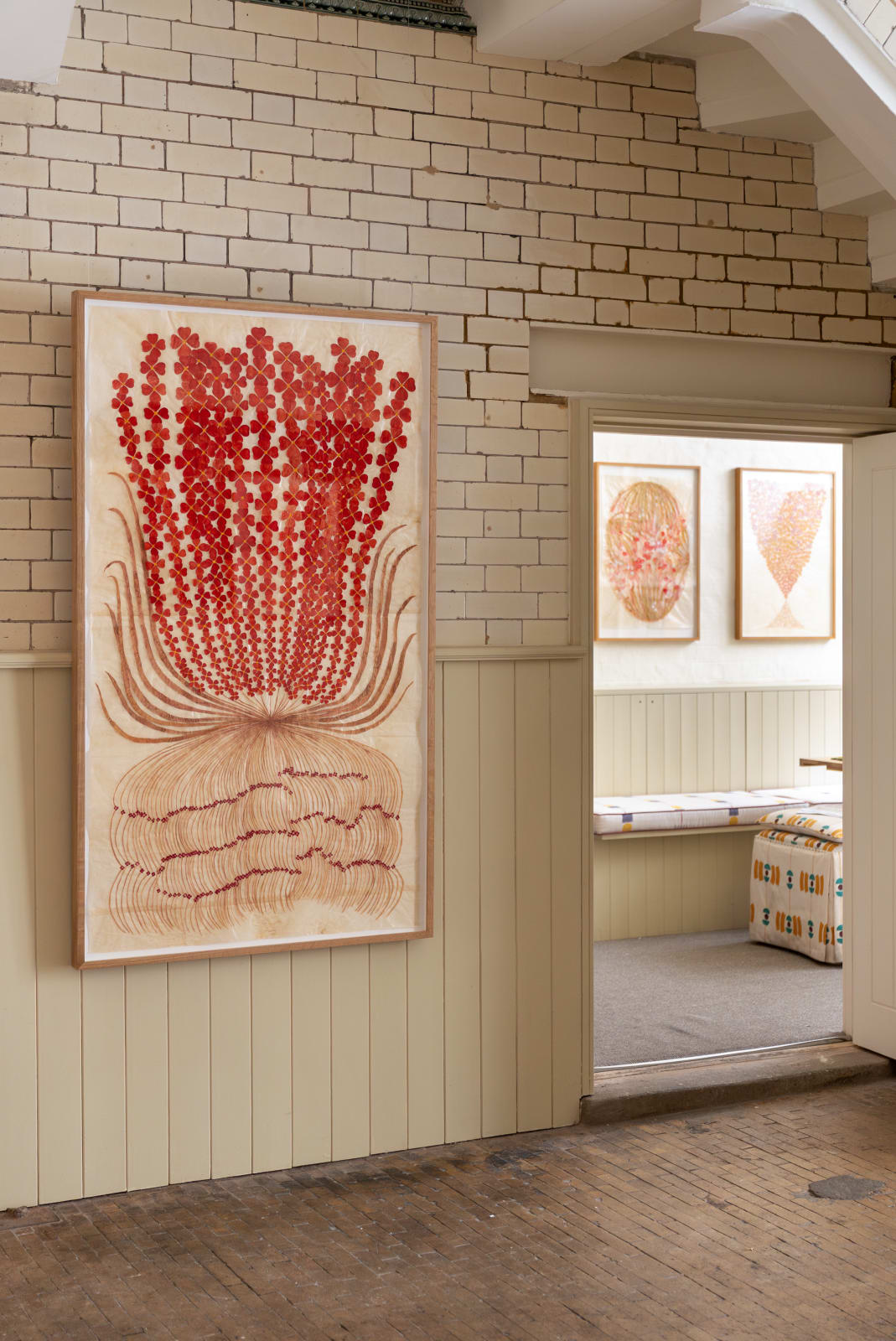 Fumi Imamura, One flower (red flowers) (花ひとつ (赤いお 花), 2025