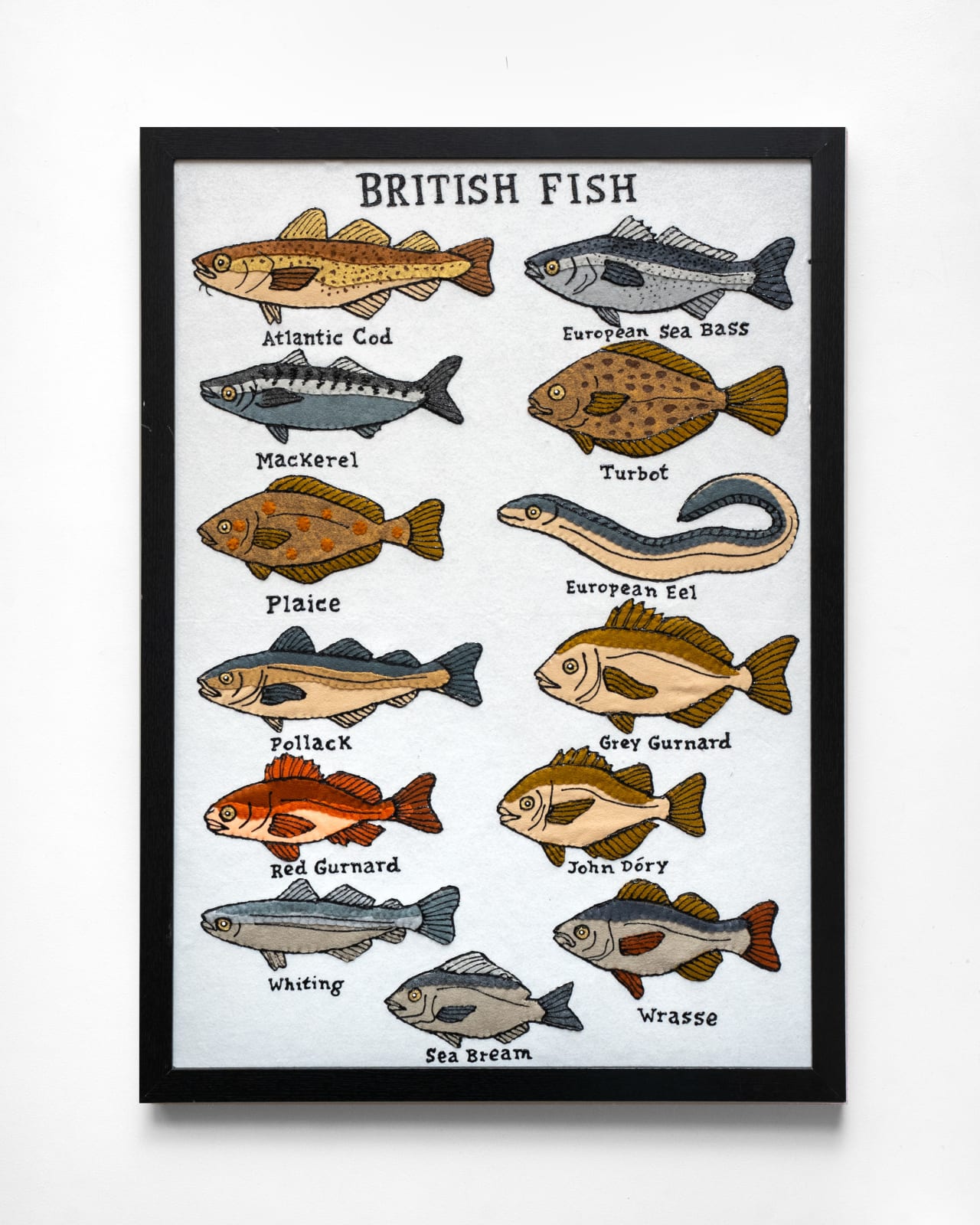 Lucy Sparrow, British Fish, 2025