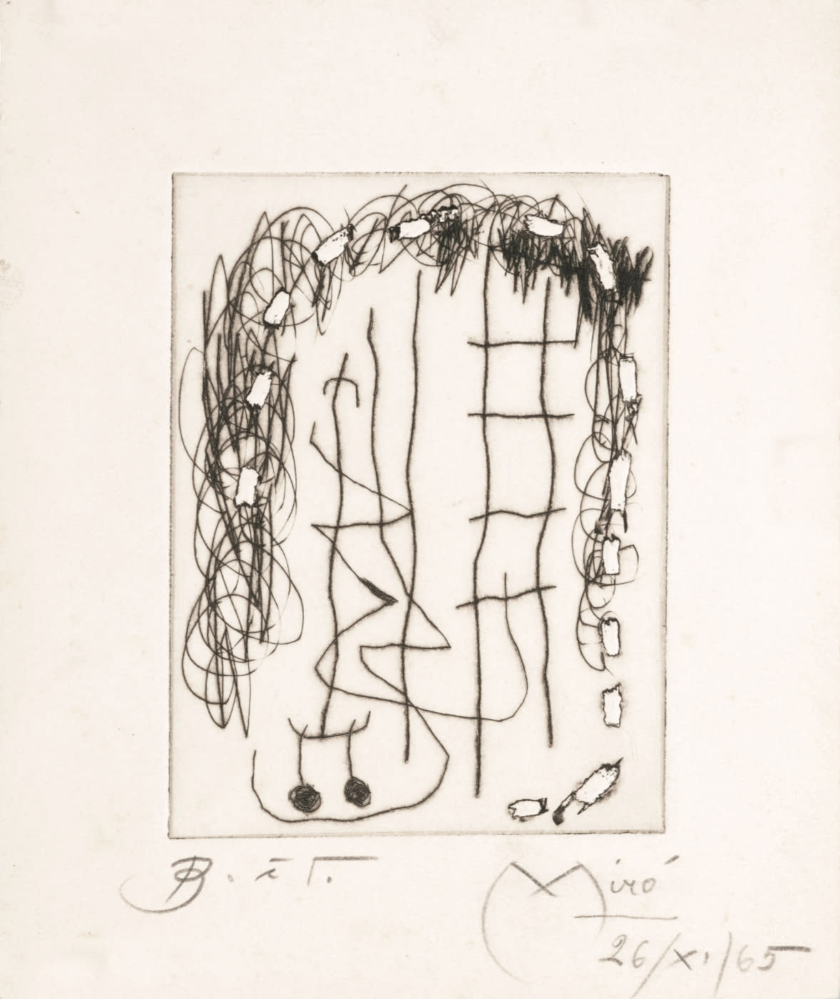 Joan Miró, Flux de l'Aimant, 1965