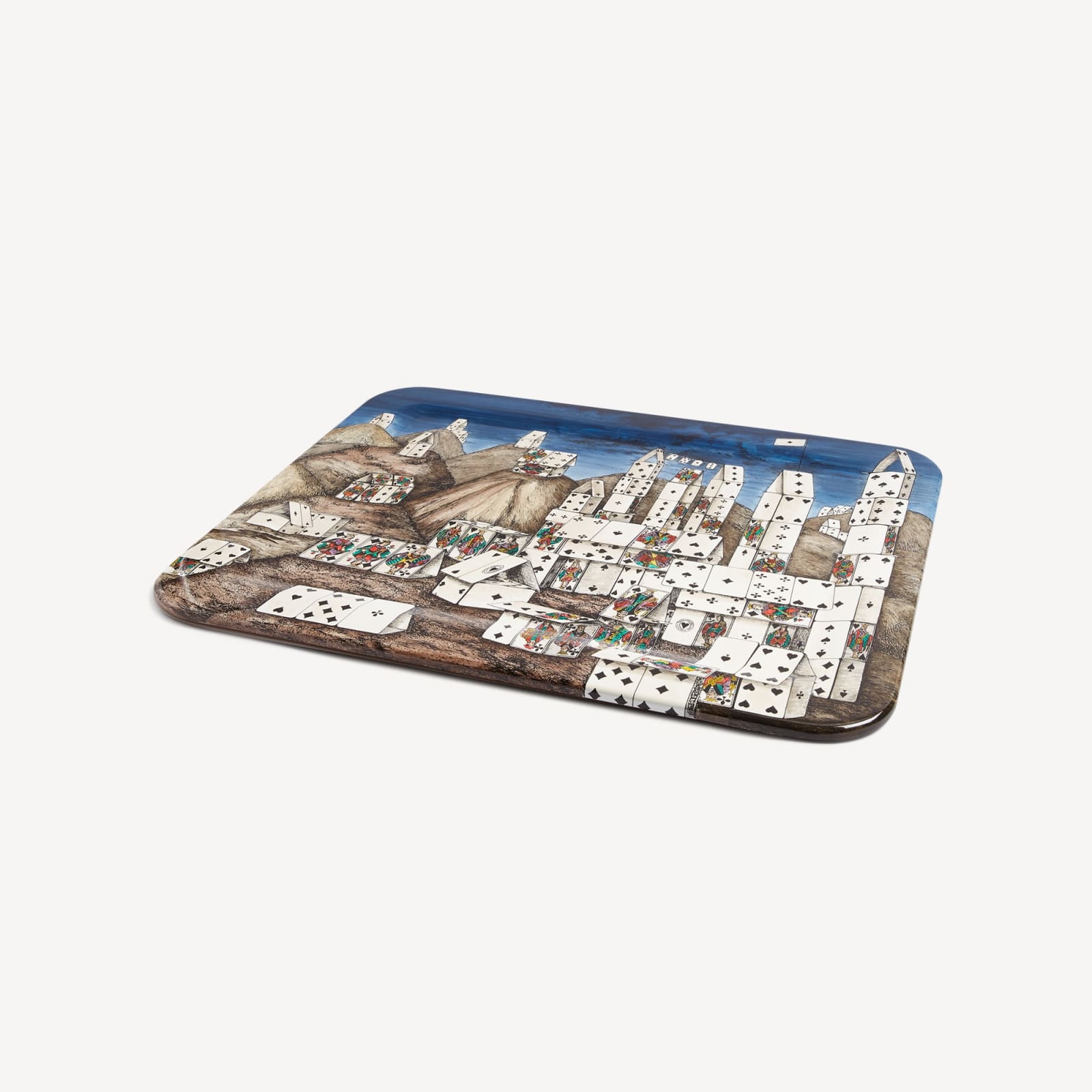 Fornasetti, Tray Citta' di Carte, 1950s re-edition